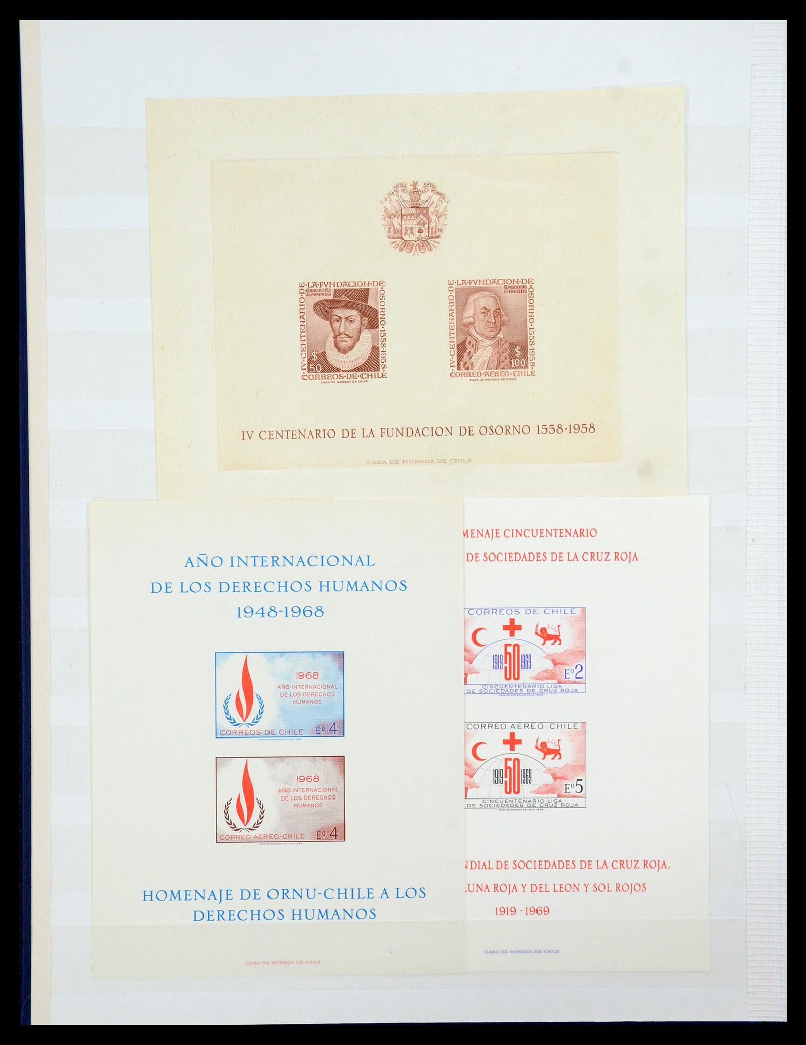 35855 047 - Postzegelverzameling 35855 Chili 1853-1990.