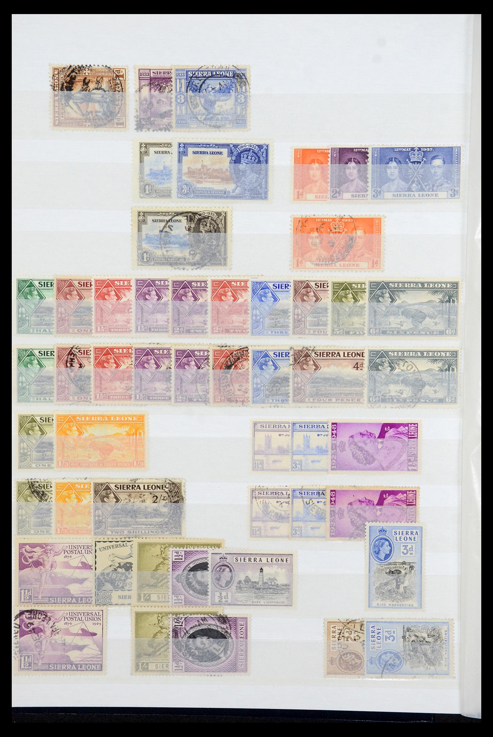 35856 004 - Postzegelverzameling 35856 Sierra Leone 1872-1983.