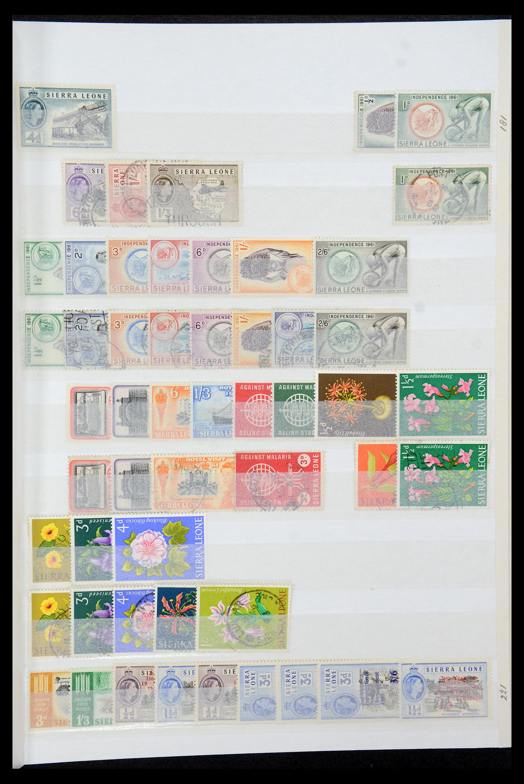 35856 005 - Postzegelverzameling 35856 Sierra Leone 1872-1983.