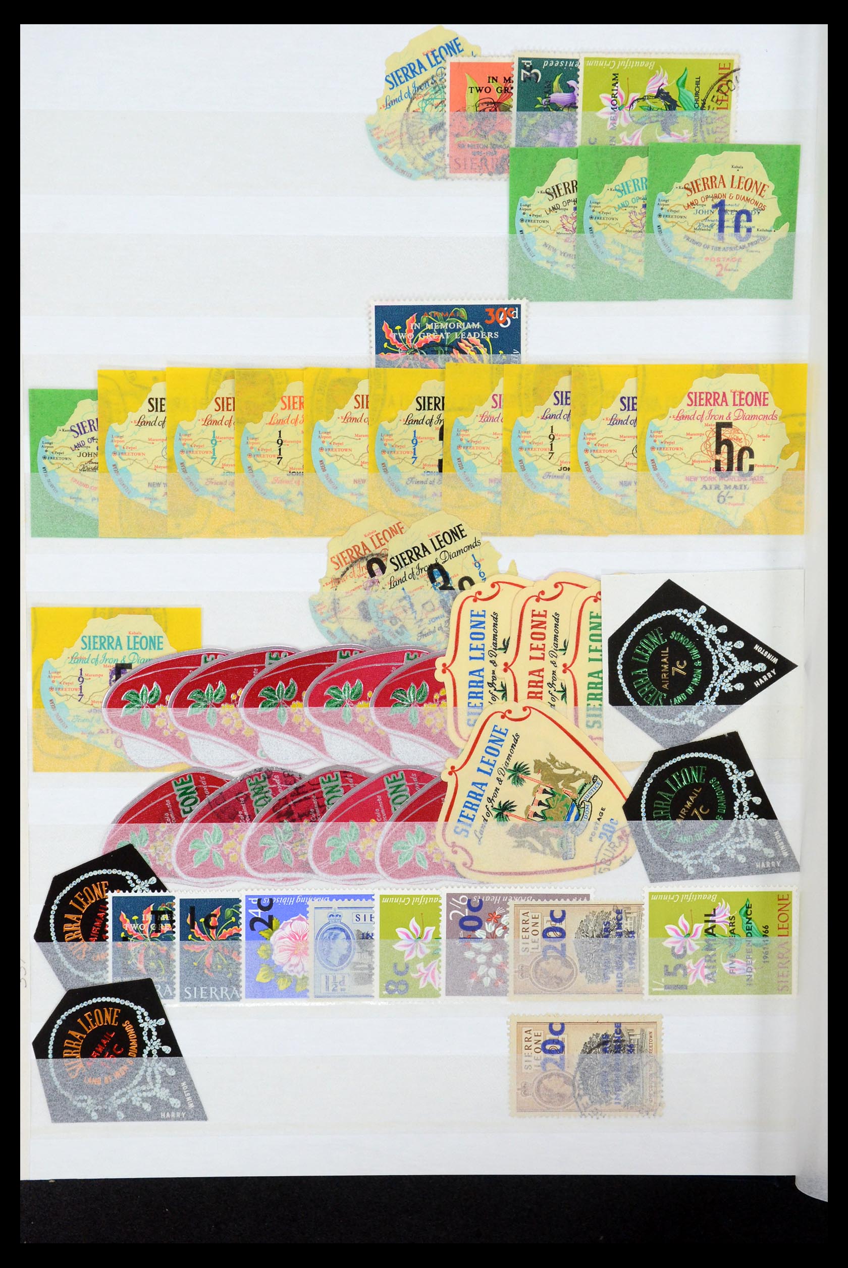 35856 008 - Postzegelverzameling 35856 Sierra Leone 1872-1983.