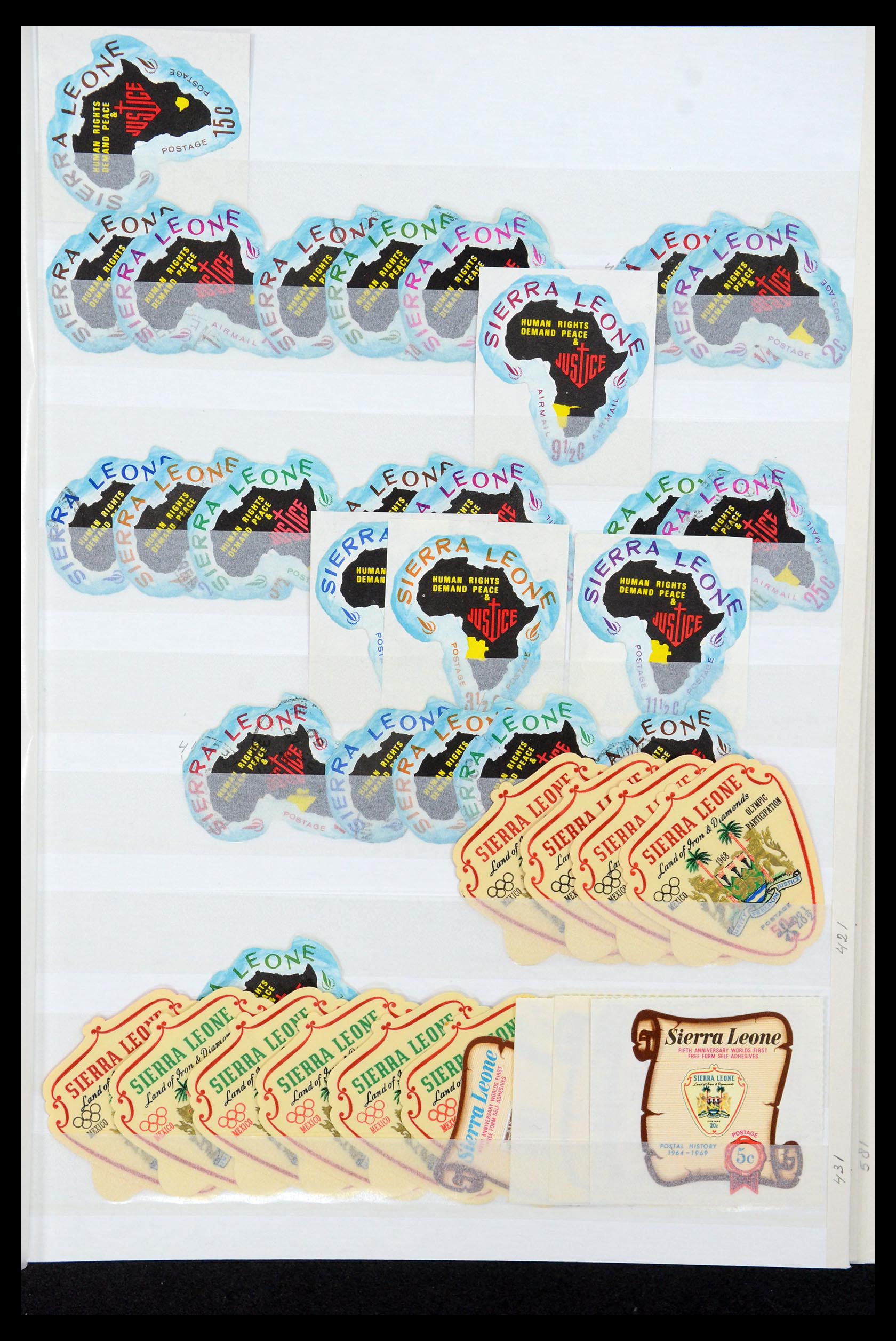 35856 010 - Postzegelverzameling 35856 Sierra Leone 1872-1983.