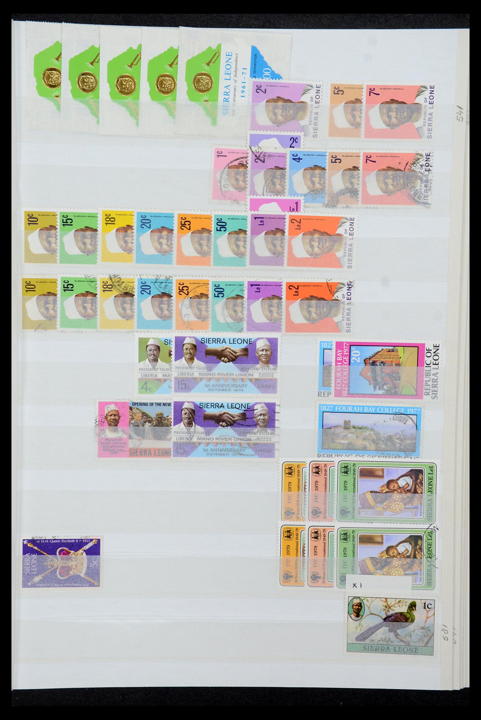 35856 015 - Postzegelverzameling 35856 Sierra Leone 1872-1983.