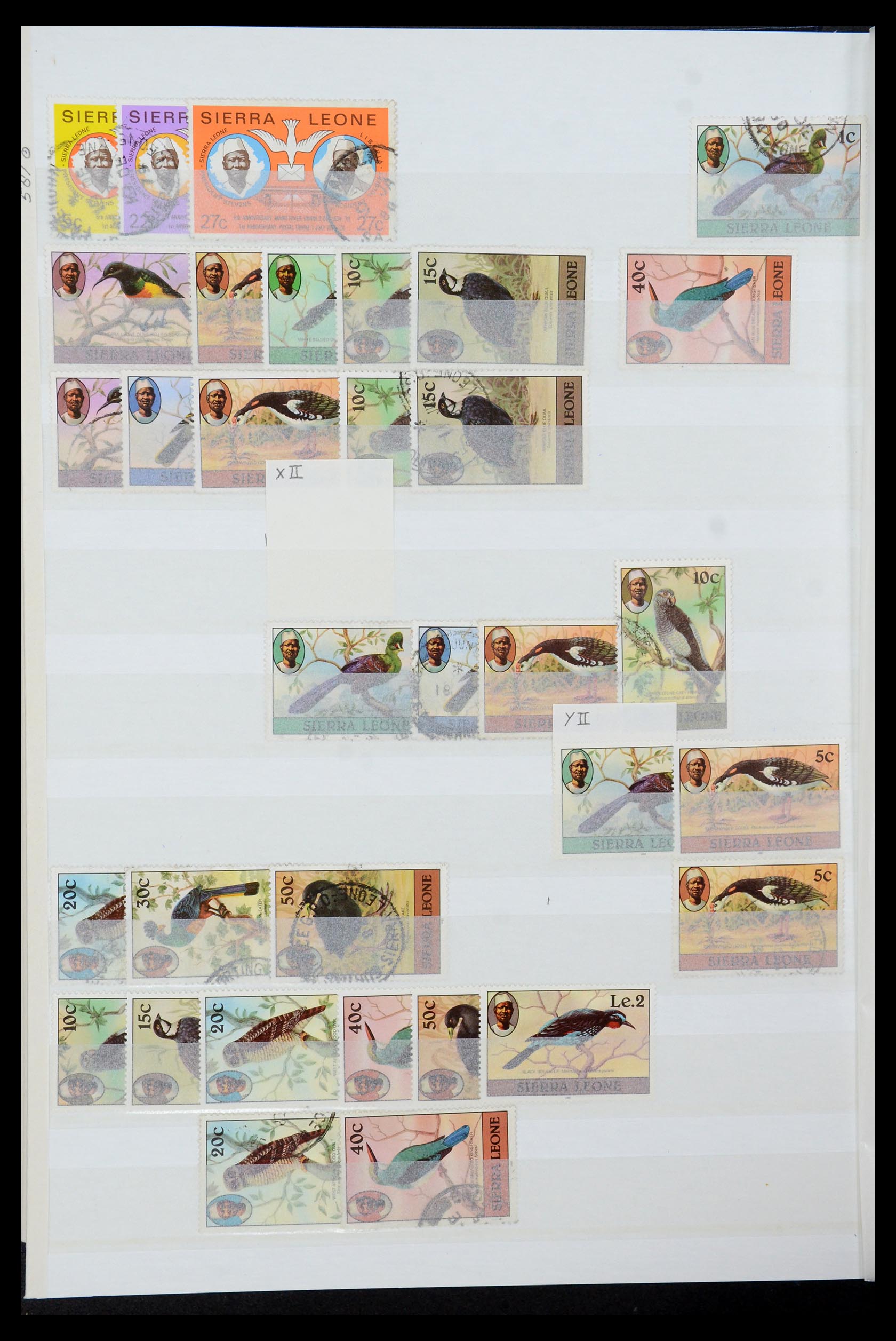 35856 016 - Postzegelverzameling 35856 Sierra Leone 1872-1983.
