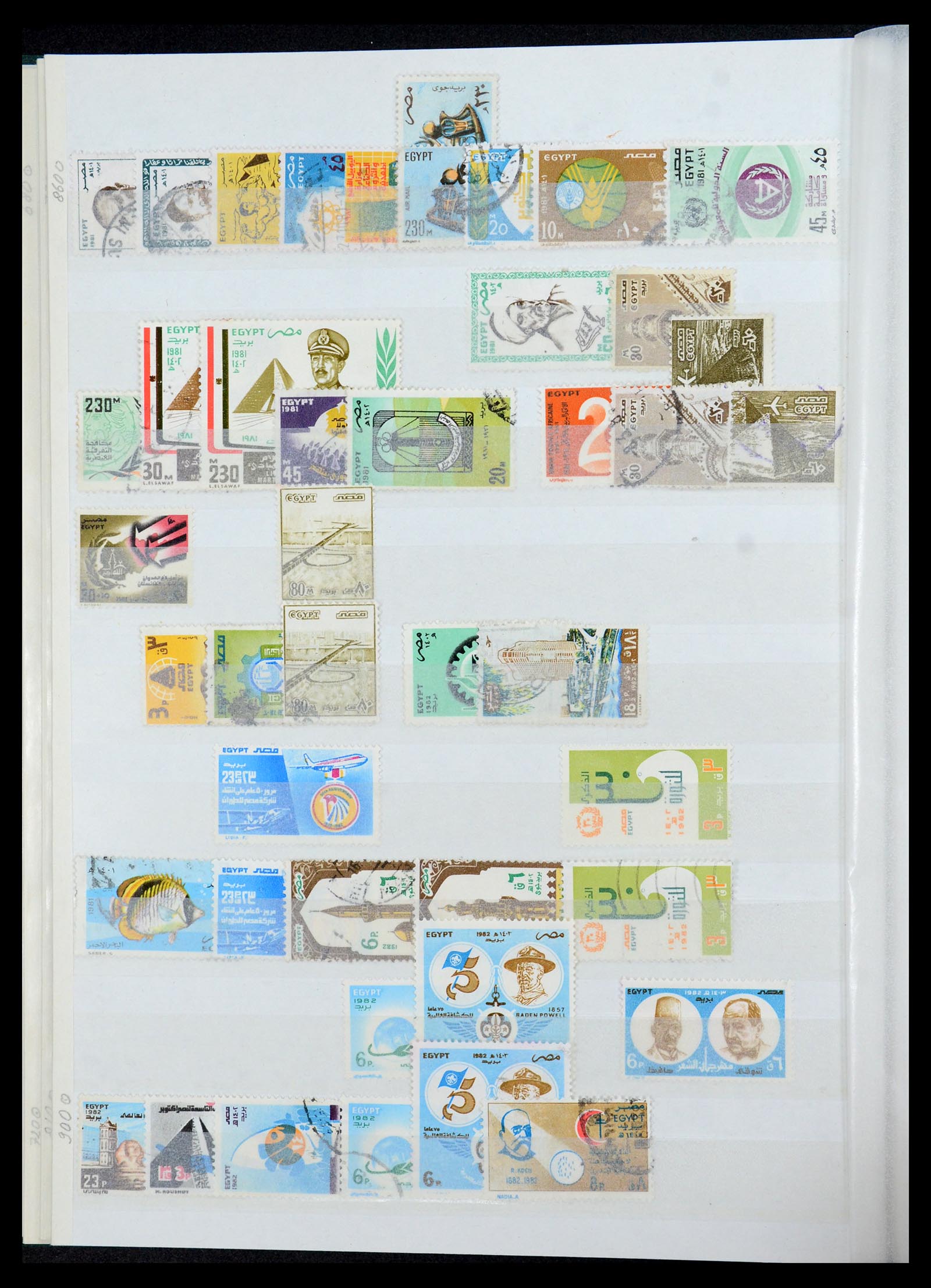 35857 049 - Postzegelverzameling 35857 Egypte 1867-1998.