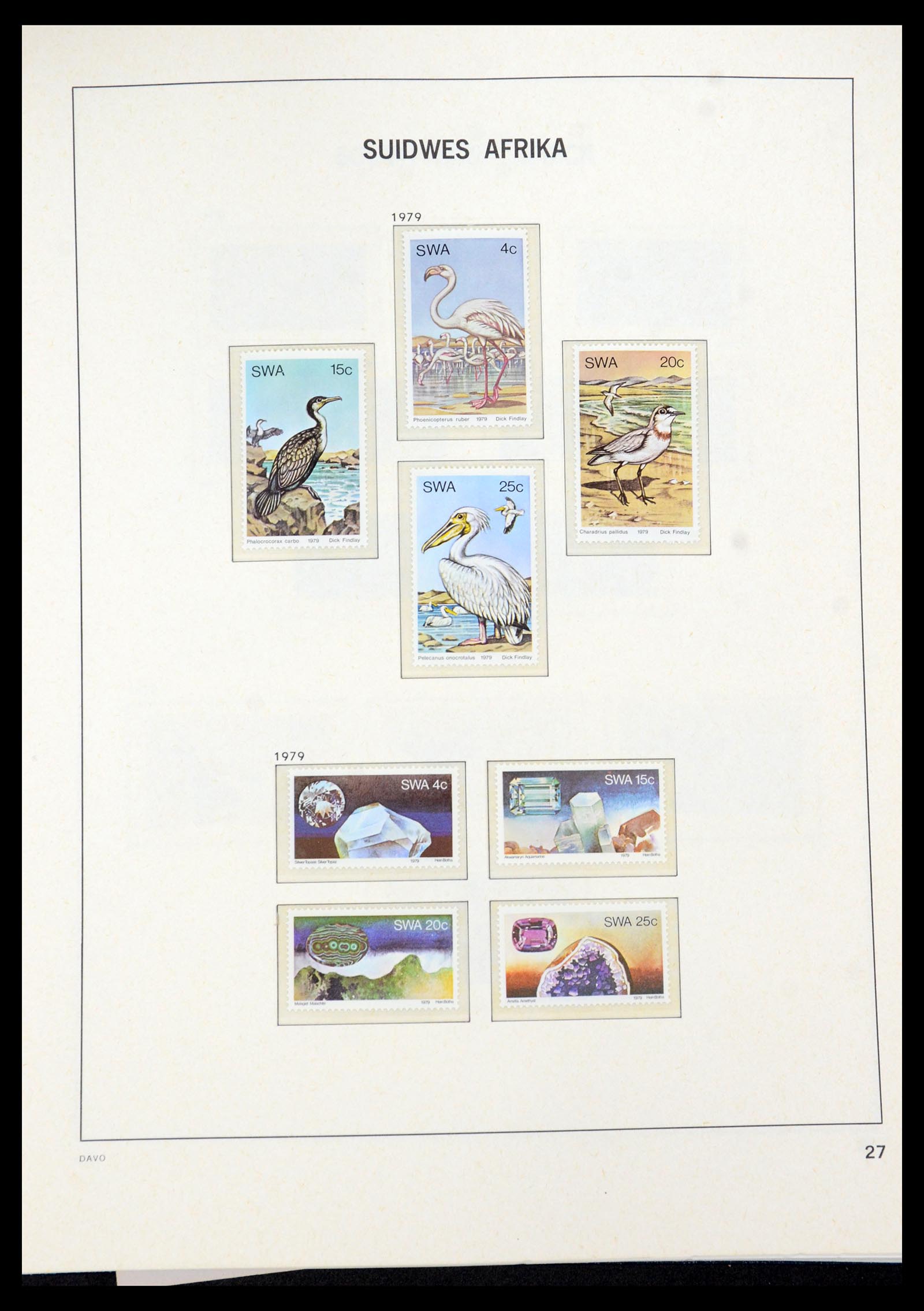 35858 028 - Postzegelverzameling 35858 Zuidwest-Afrika 1900-1990.