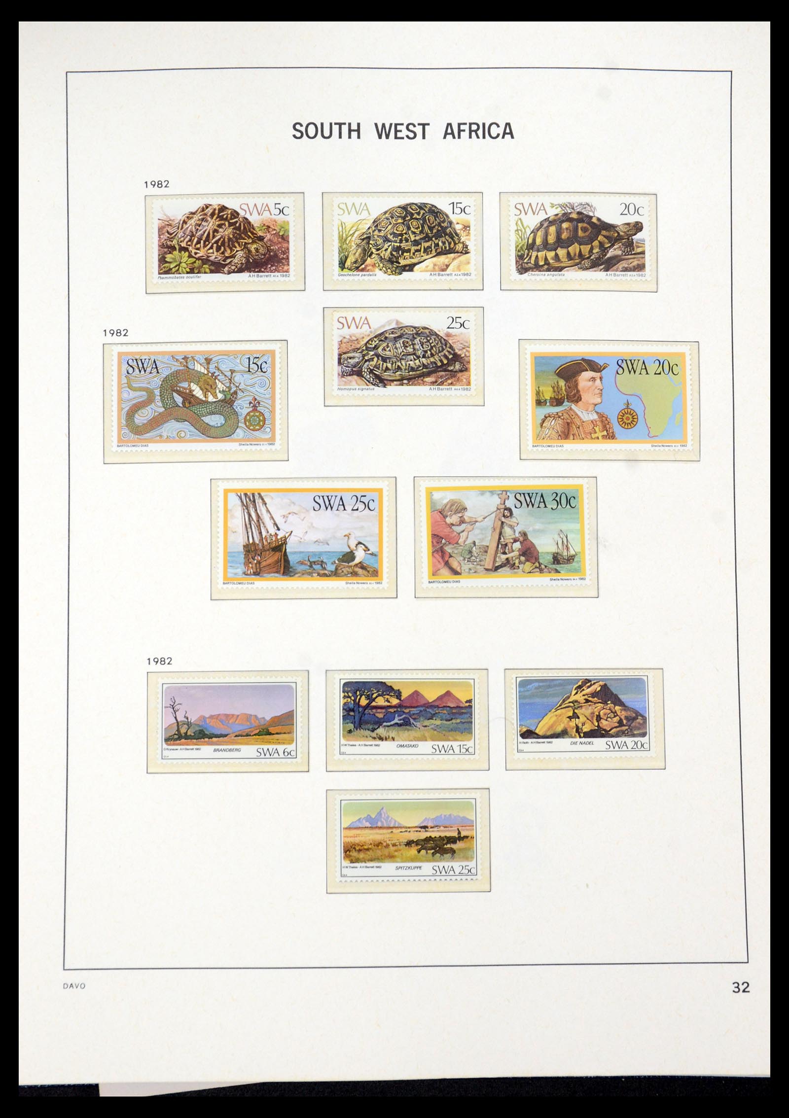 35858 033 - Postzegelverzameling 35858 Zuidwest-Afrika 1900-1990.