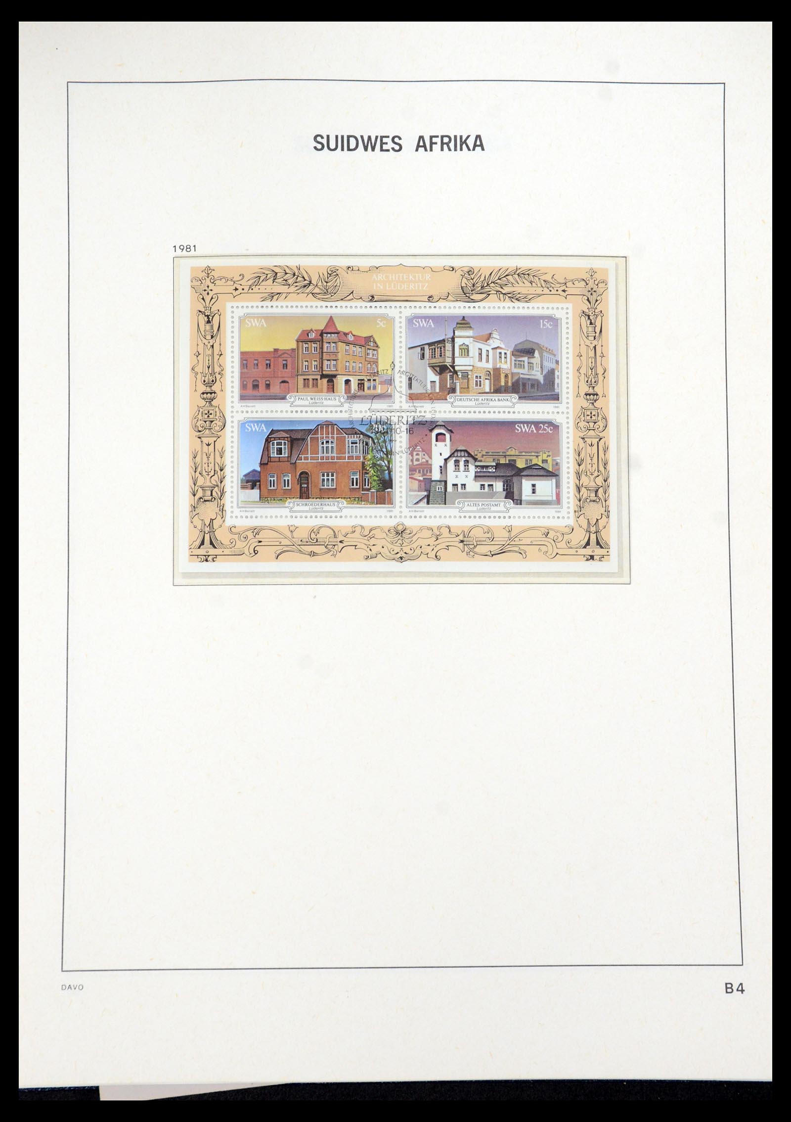 35858 053 - Postzegelverzameling 35858 Zuidwest-Afrika 1900-1990.