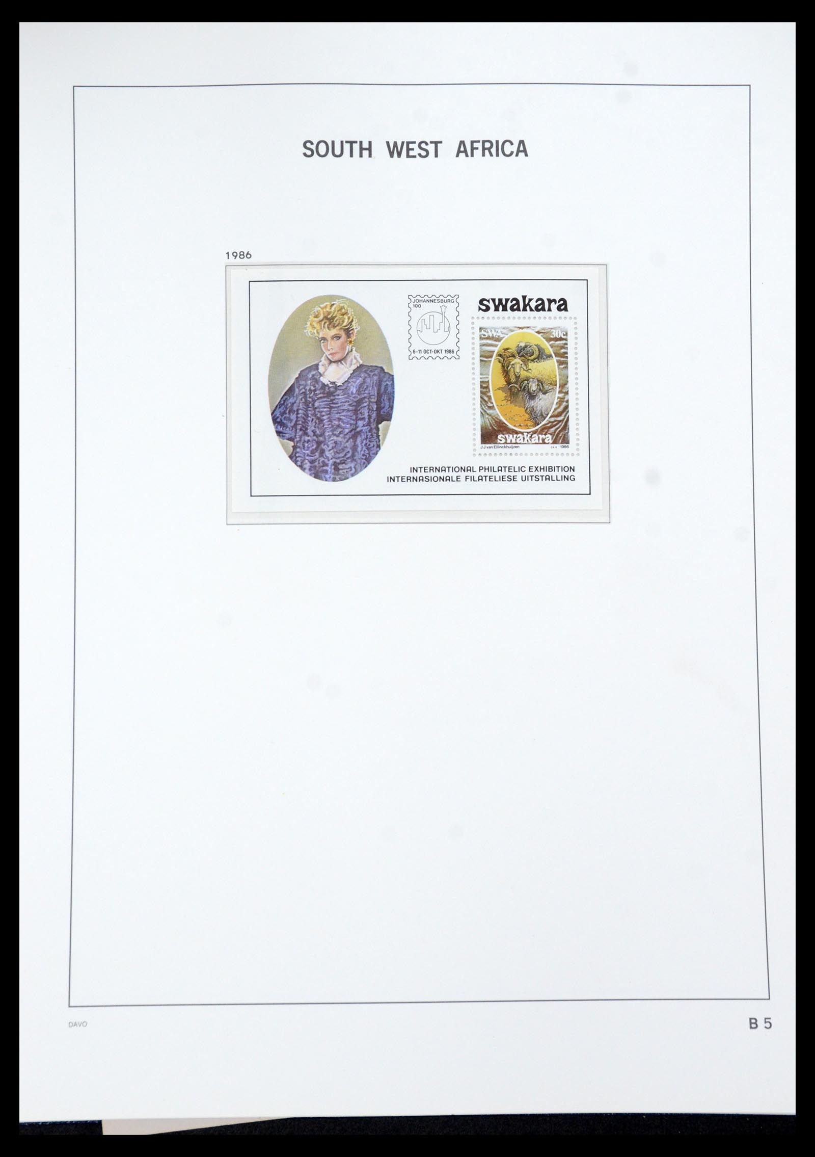35858 054 - Postzegelverzameling 35858 Zuidwest-Afrika 1900-1990.