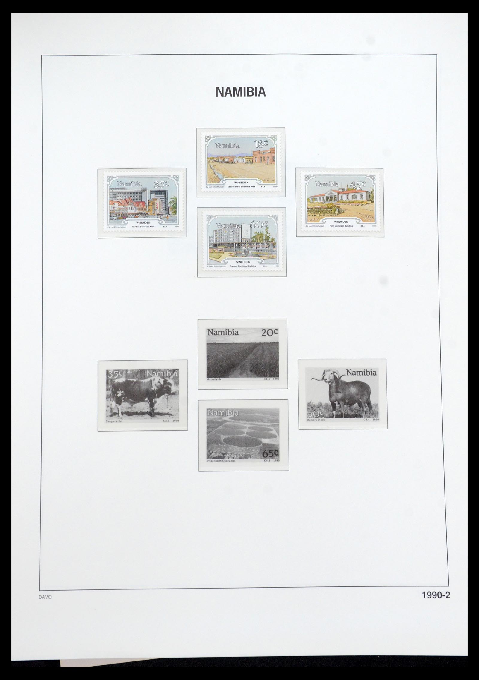 35858 064 - Postzegelverzameling 35858 Zuidwest-Afrika 1900-1990.