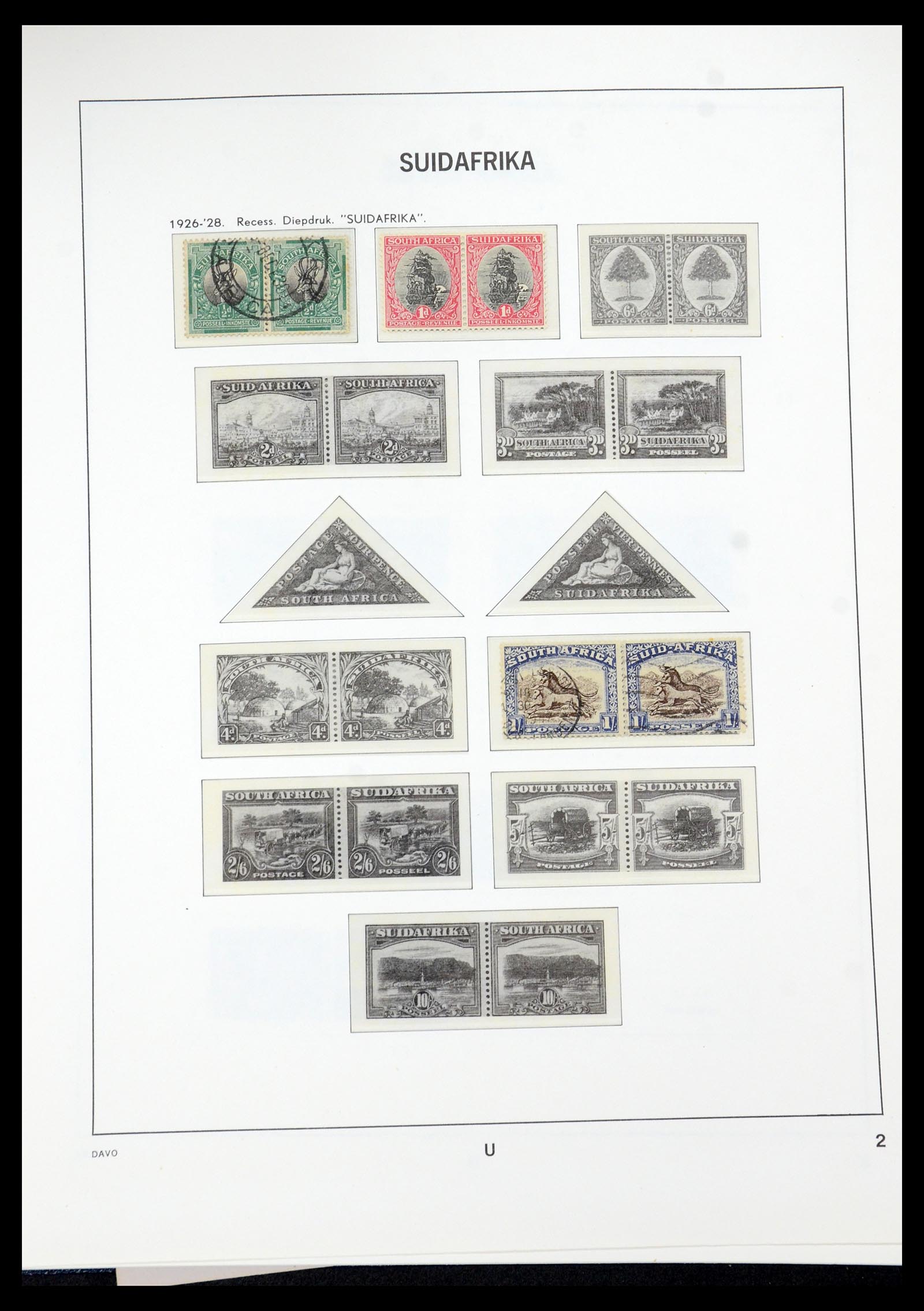 35858 065 - Postzegelverzameling 35858 Zuidwest-Afrika 1900-1990.