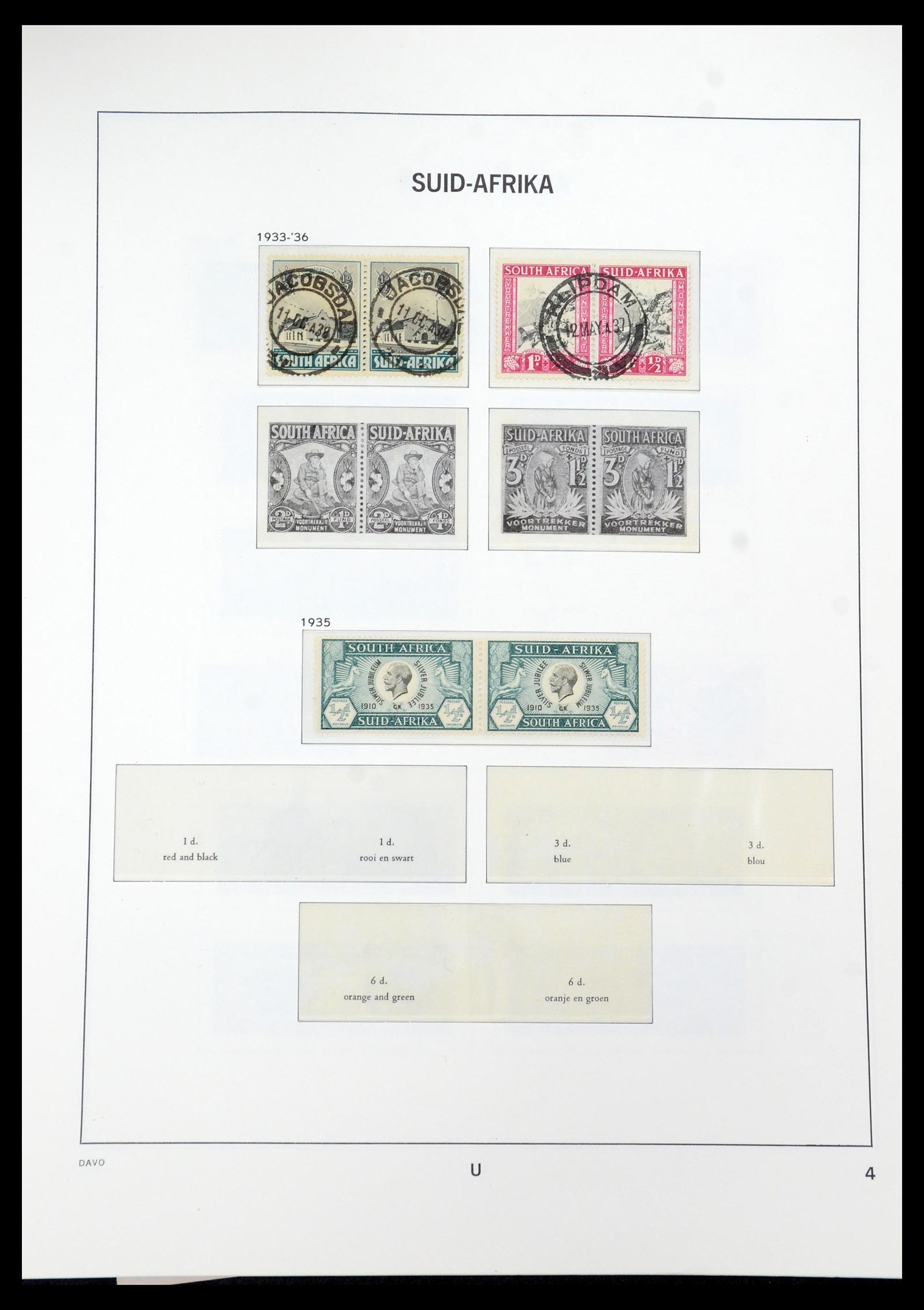 35858 067 - Postzegelverzameling 35858 Zuidwest-Afrika 1900-1990.