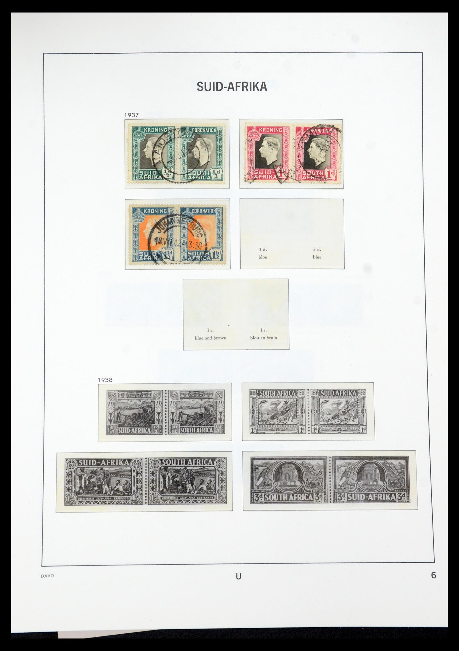 35858 069 - Postzegelverzameling 35858 Zuidwest-Afrika 1900-1990.