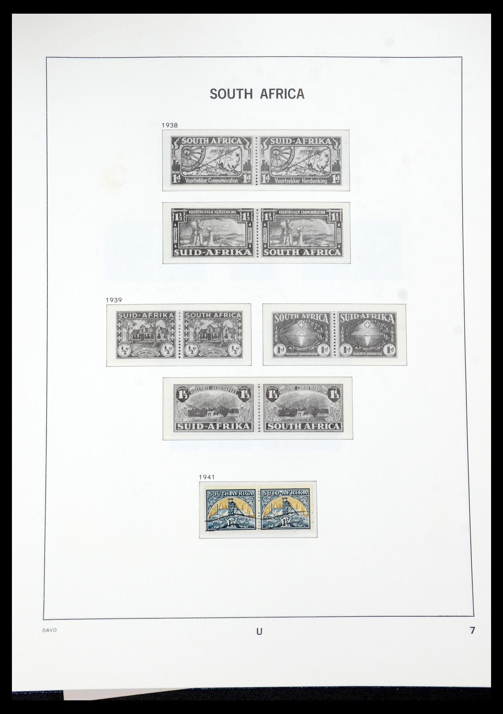 35858 070 - Postzegelverzameling 35858 Zuidwest-Afrika 1900-1990.