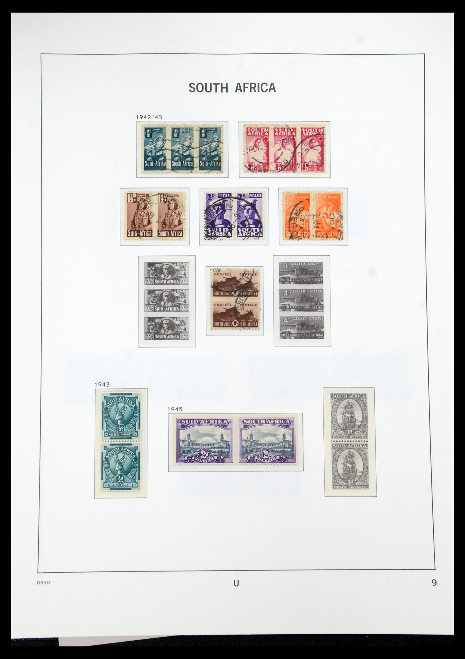 35858 071 - Postzegelverzameling 35858 Zuidwest-Afrika 1900-1990.