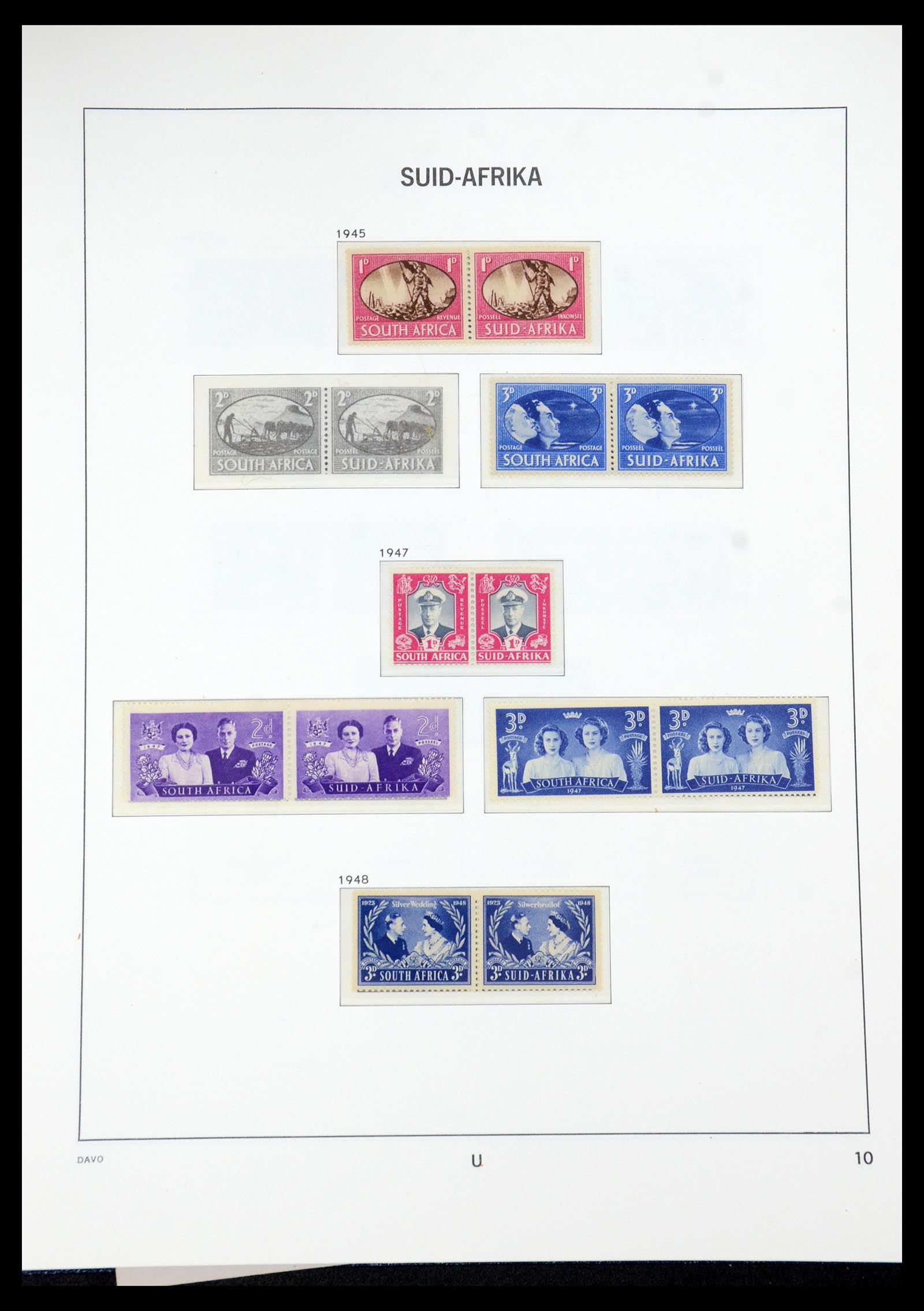 35858 072 - Postzegelverzameling 35858 Zuidwest-Afrika 1900-1990.