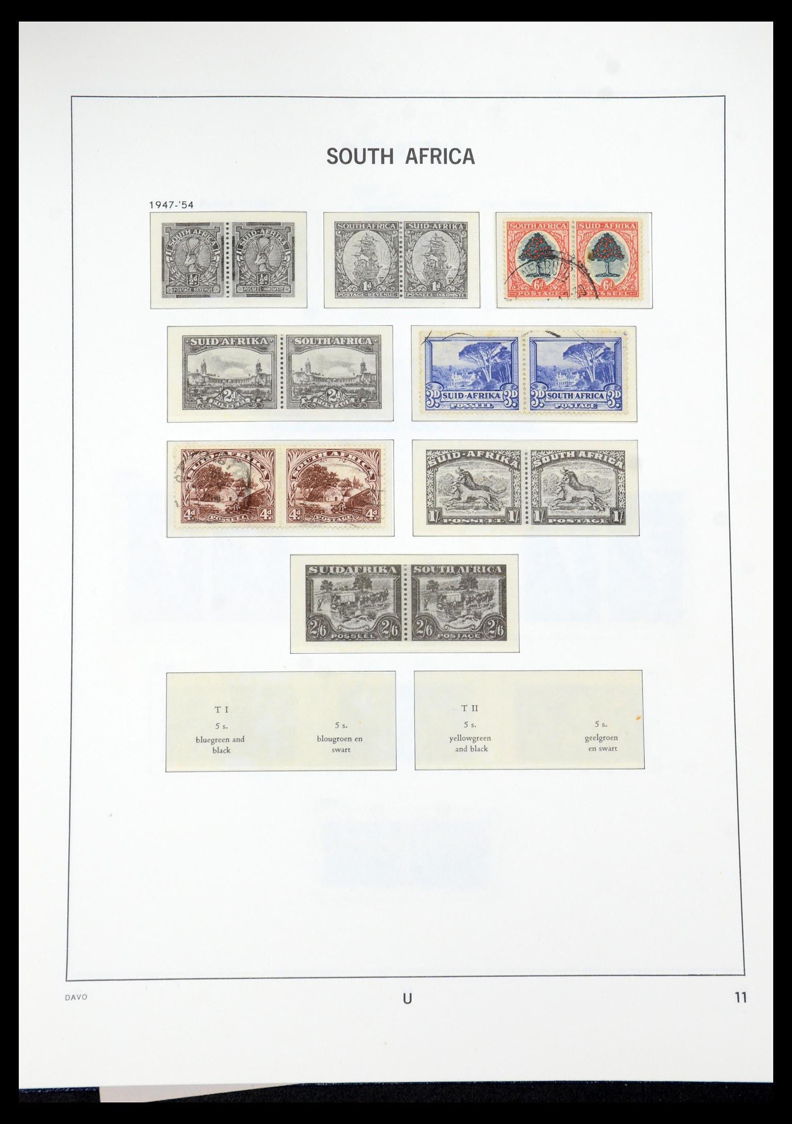 35858 073 - Postzegelverzameling 35858 Zuidwest-Afrika 1900-1990.
