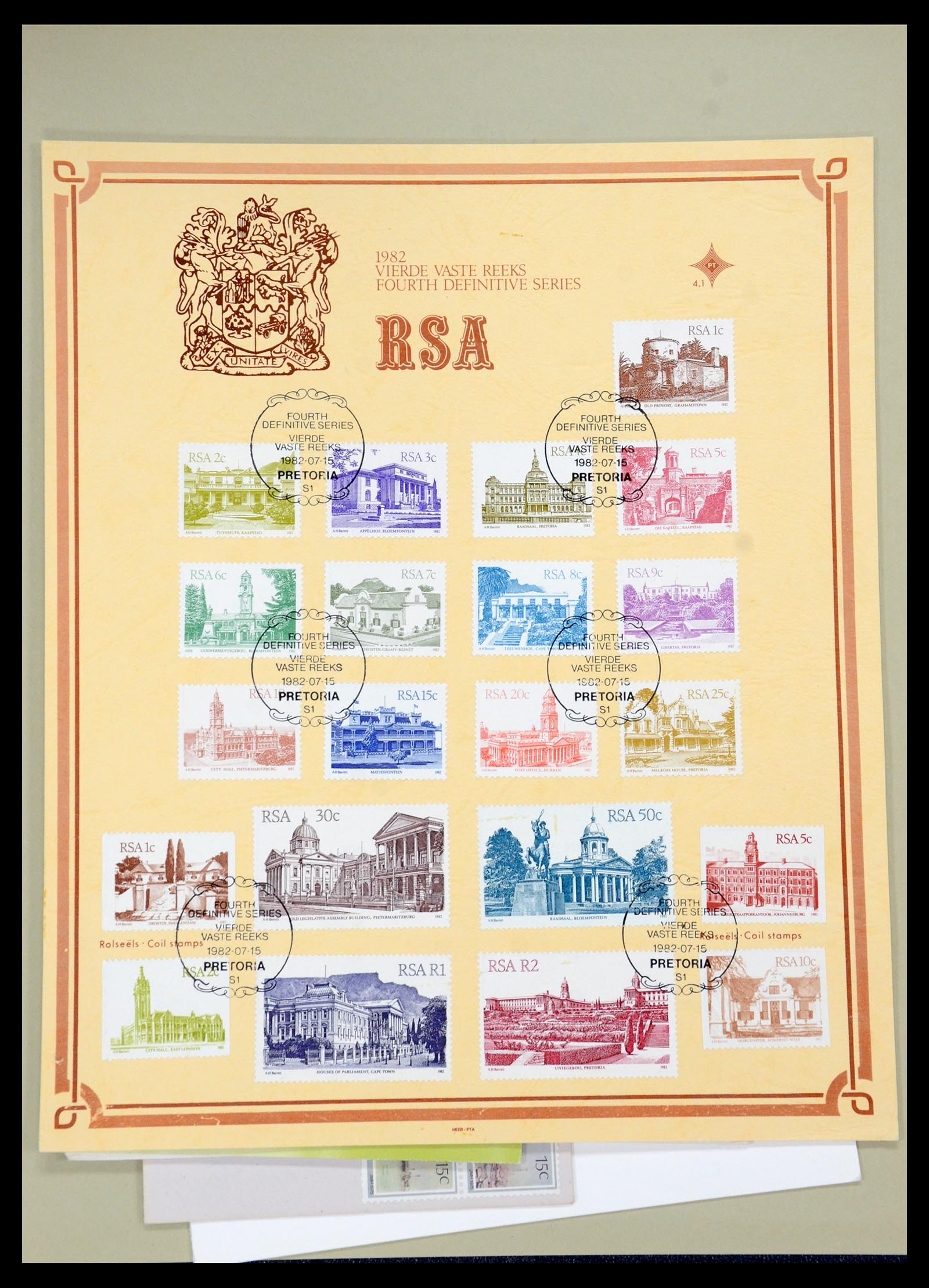 35858 076 - Postzegelverzameling 35858 Zuidwest-Afrika 1900-1990.