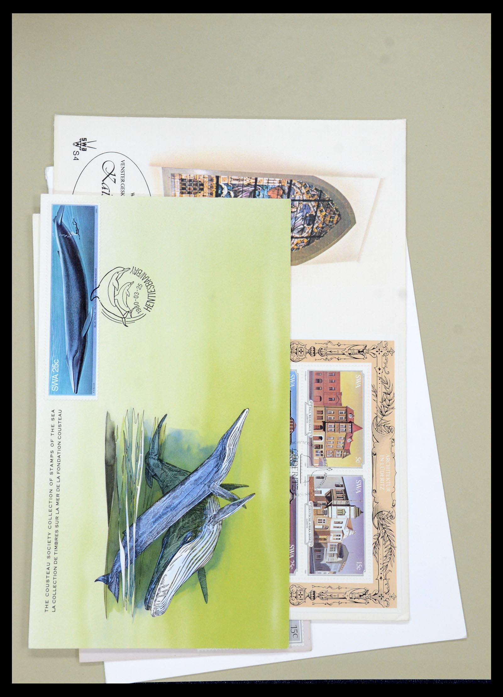 35858 077 - Postzegelverzameling 35858 Zuidwest-Afrika 1900-1990.