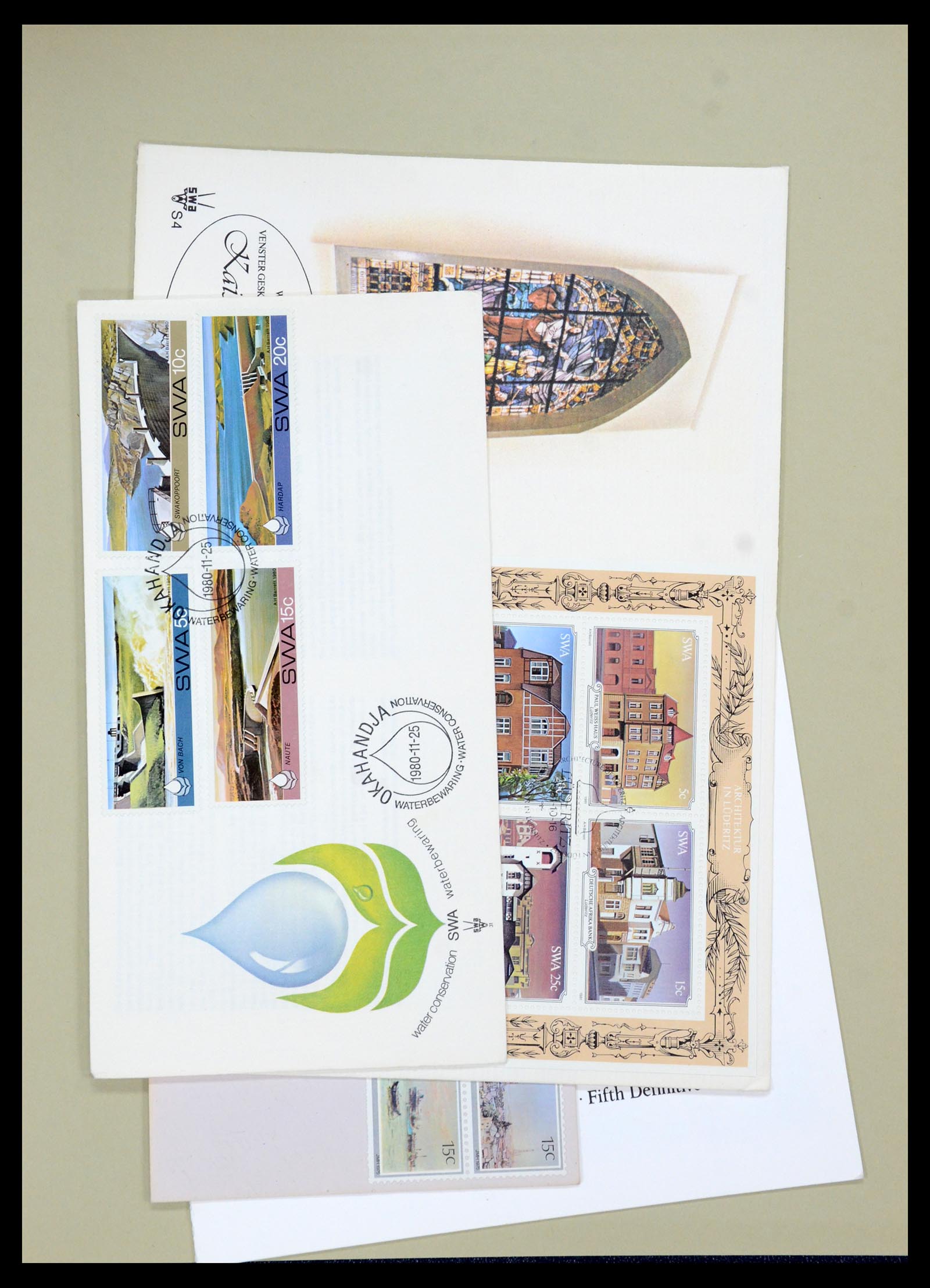 35858 078 - Postzegelverzameling 35858 Zuidwest-Afrika 1900-1990.