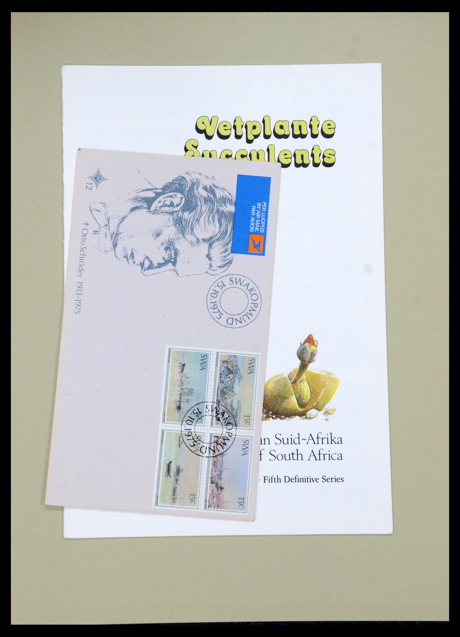 35858 080 - Postzegelverzameling 35858 Zuidwest-Afrika 1900-1990.