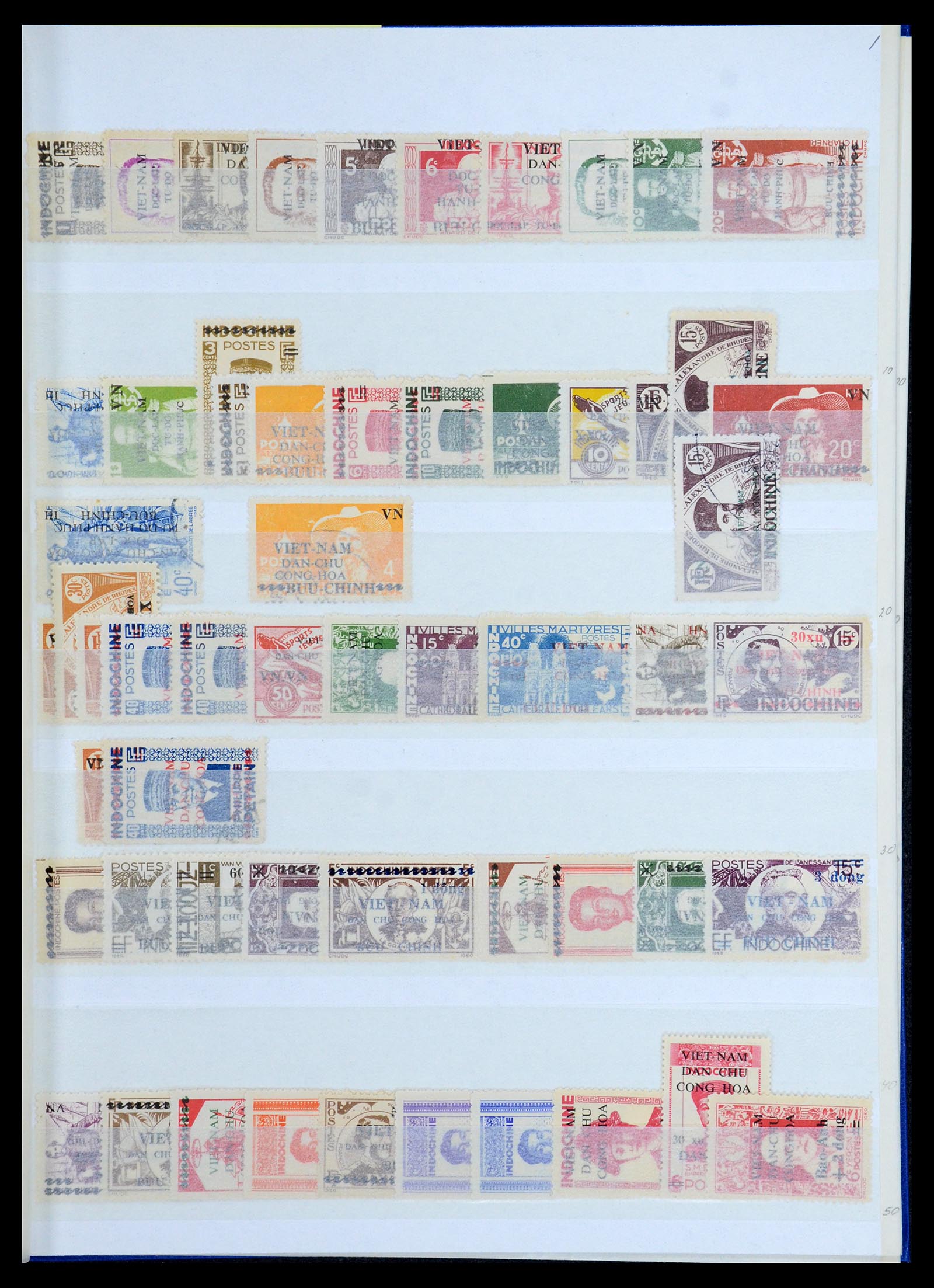 35859 001 - Postzegelverzameling 35859 Zuid Vietnam 1945-1975.