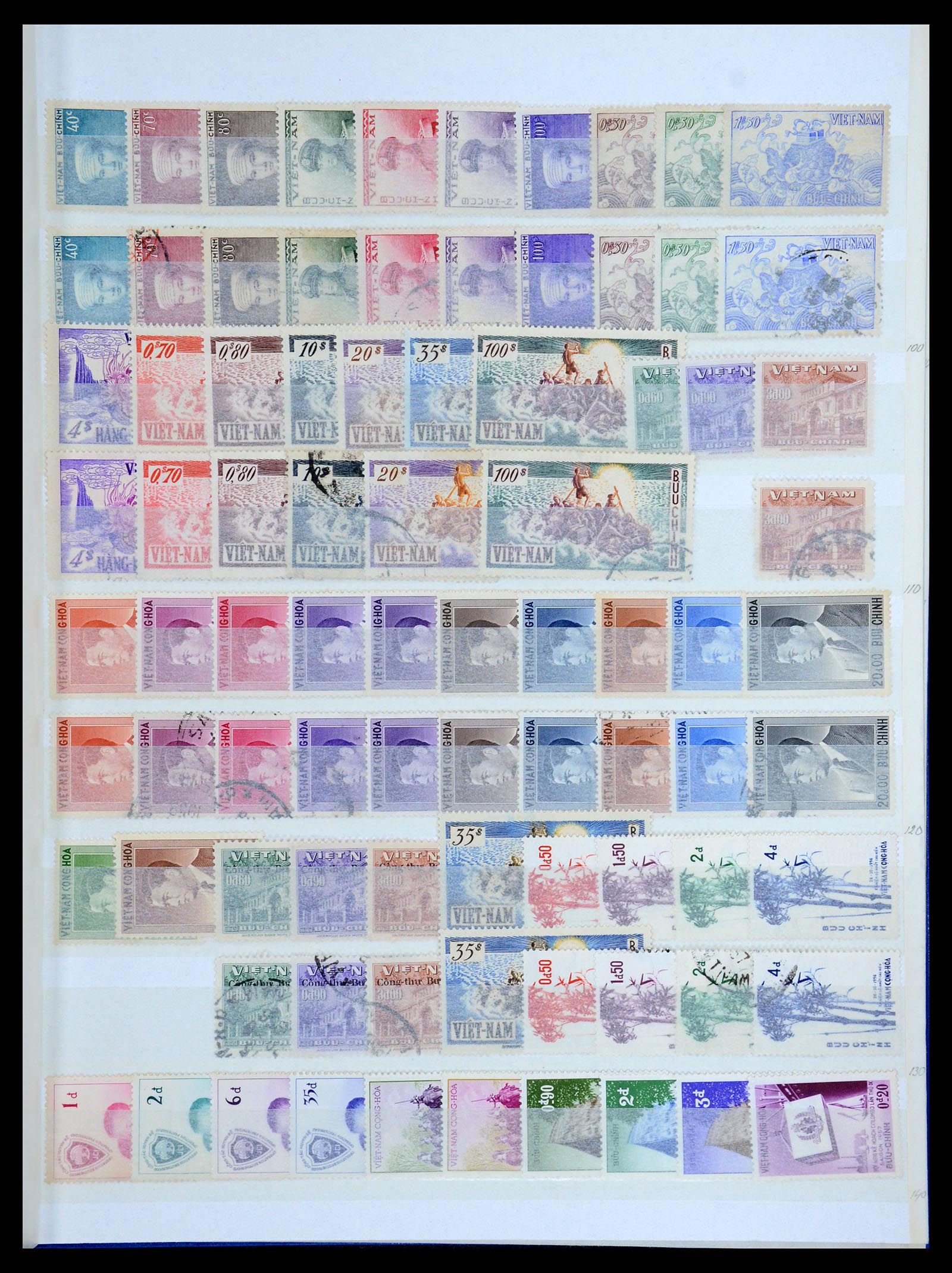 35859 003 - Postzegelverzameling 35859 Zuid Vietnam 1945-1975.