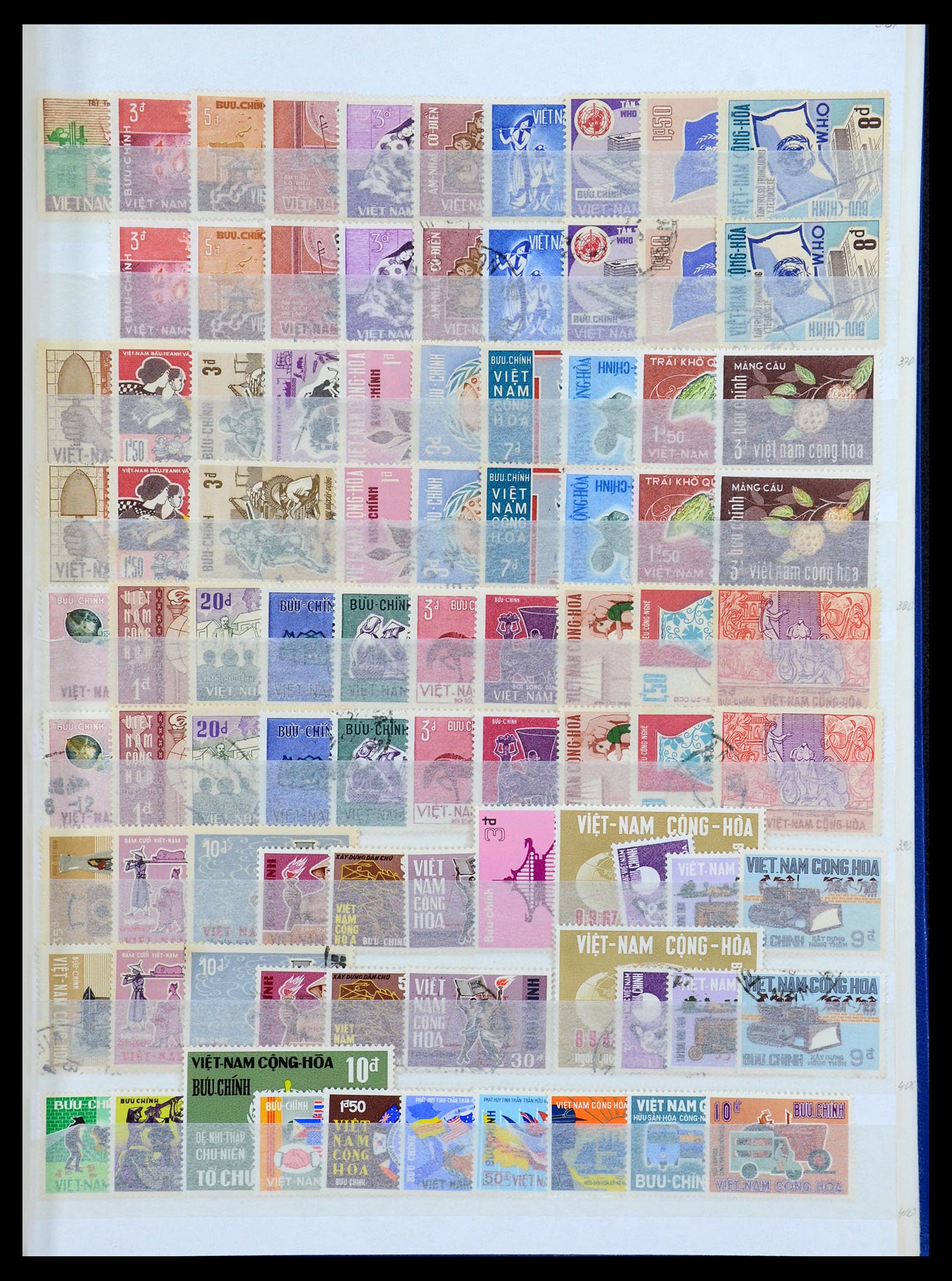 35859 009 - Postzegelverzameling 35859 Zuid Vietnam 1945-1975.