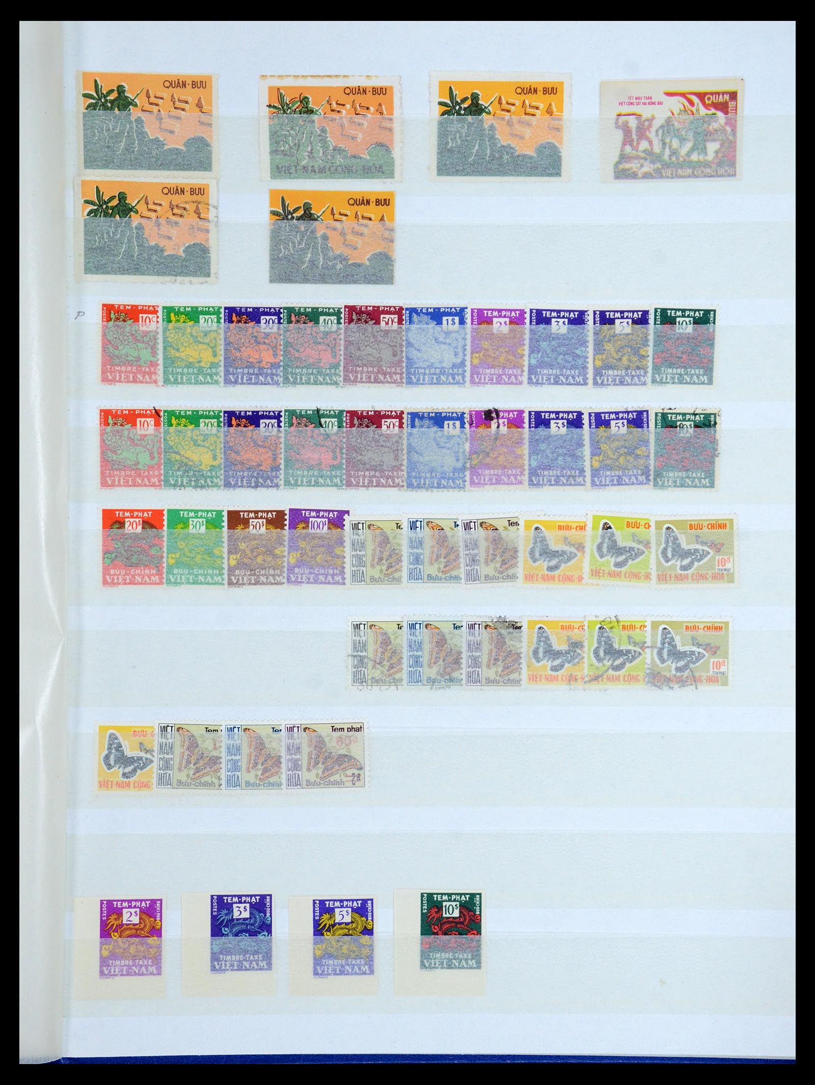 35859 015 - Postzegelverzameling 35859 Zuid Vietnam 1945-1975.