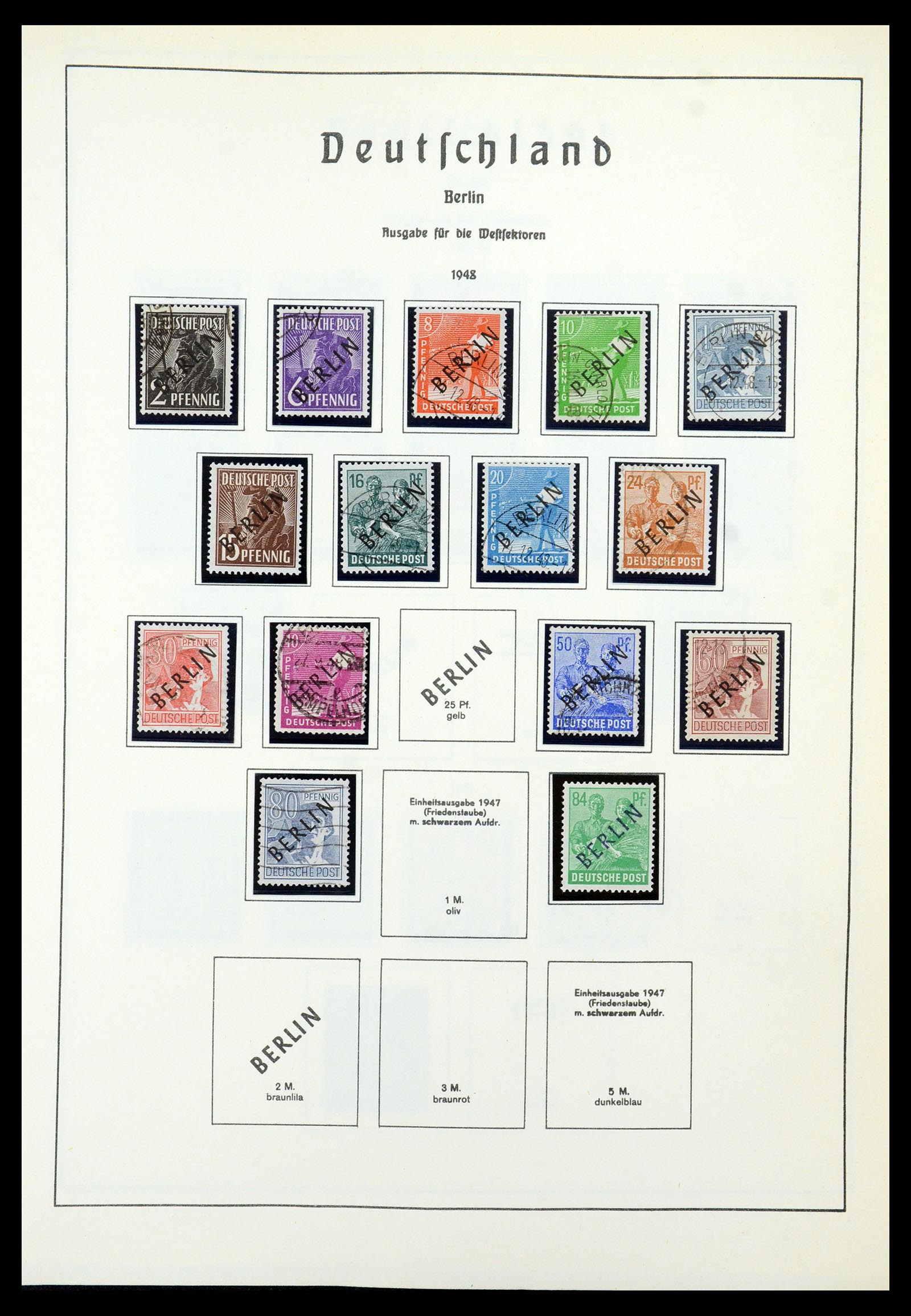 35862 001 - Postzegelverzameling 35862 Berlijn 1948-1990.