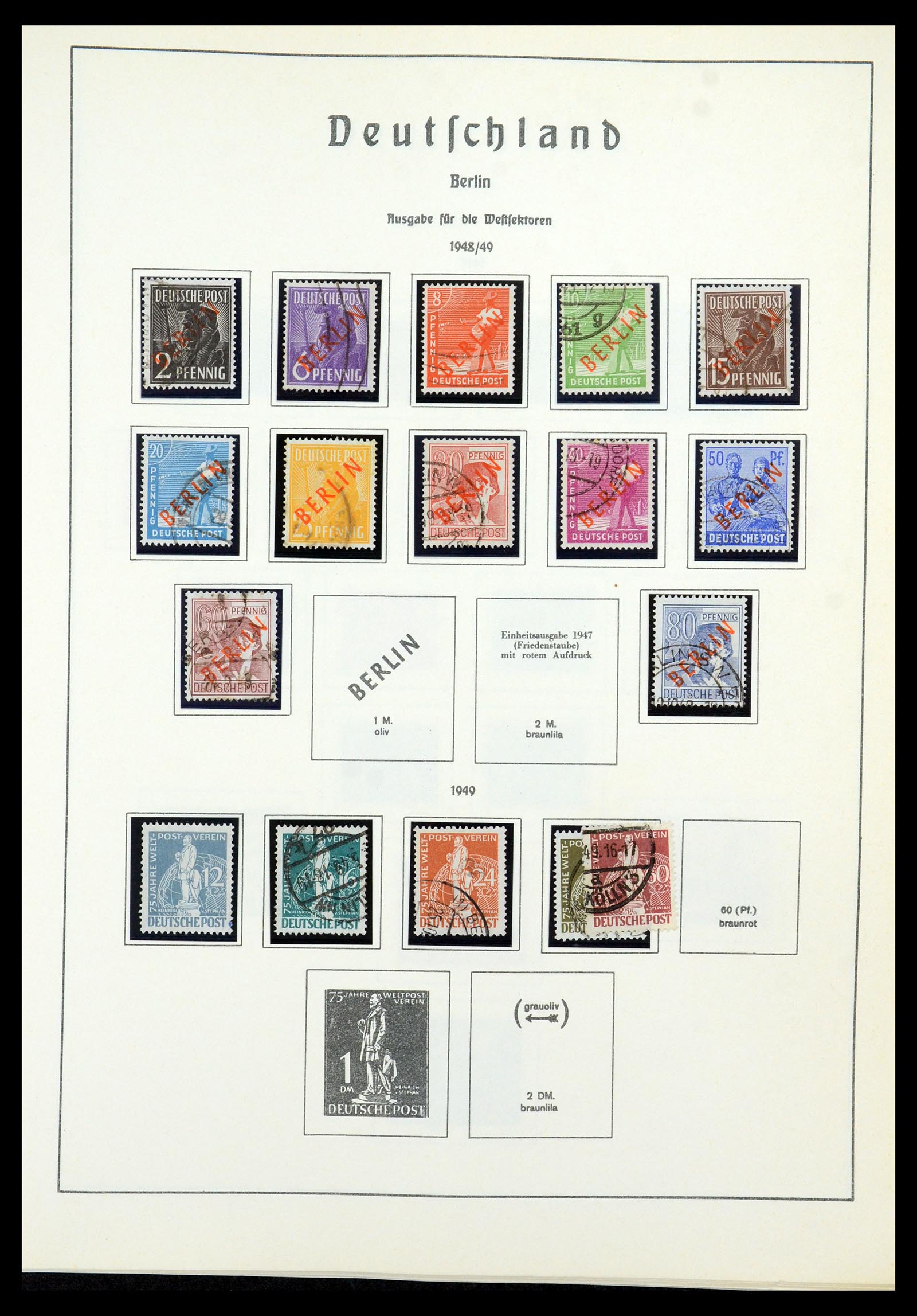 35862 002 - Postzegelverzameling 35862 Berlijn 1948-1990.