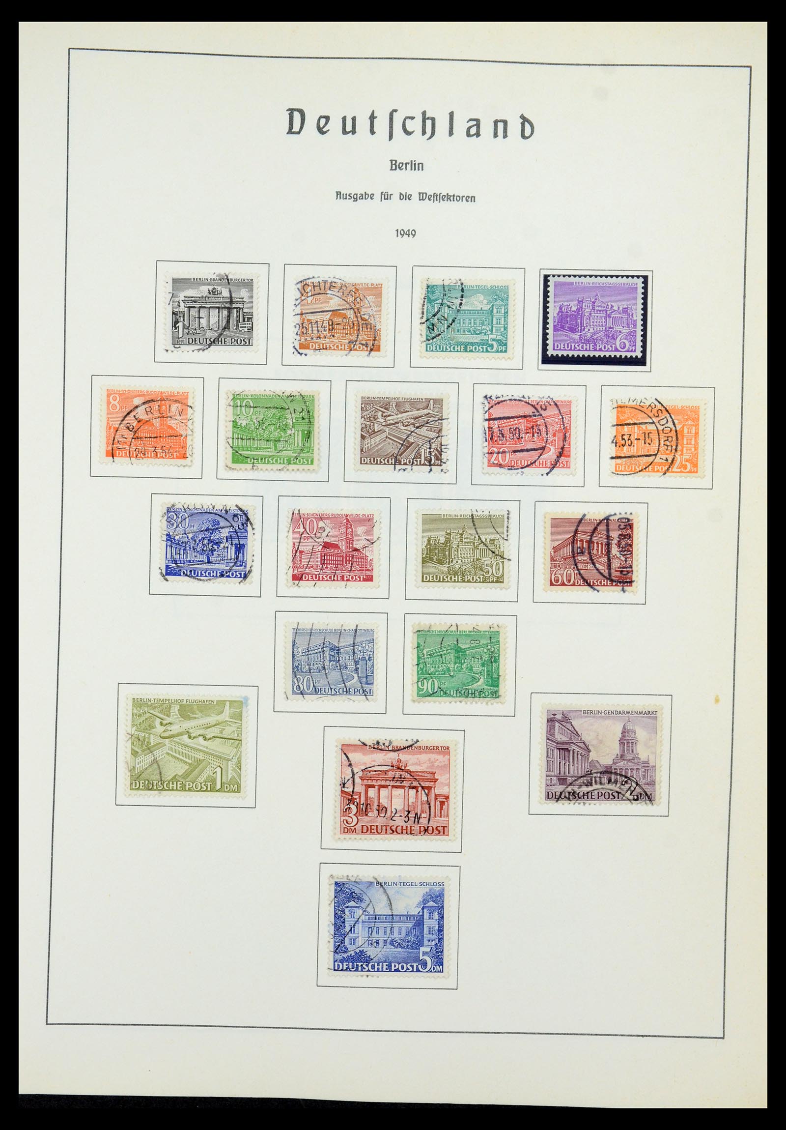 35862 003 - Postzegelverzameling 35862 Berlijn 1948-1990.
