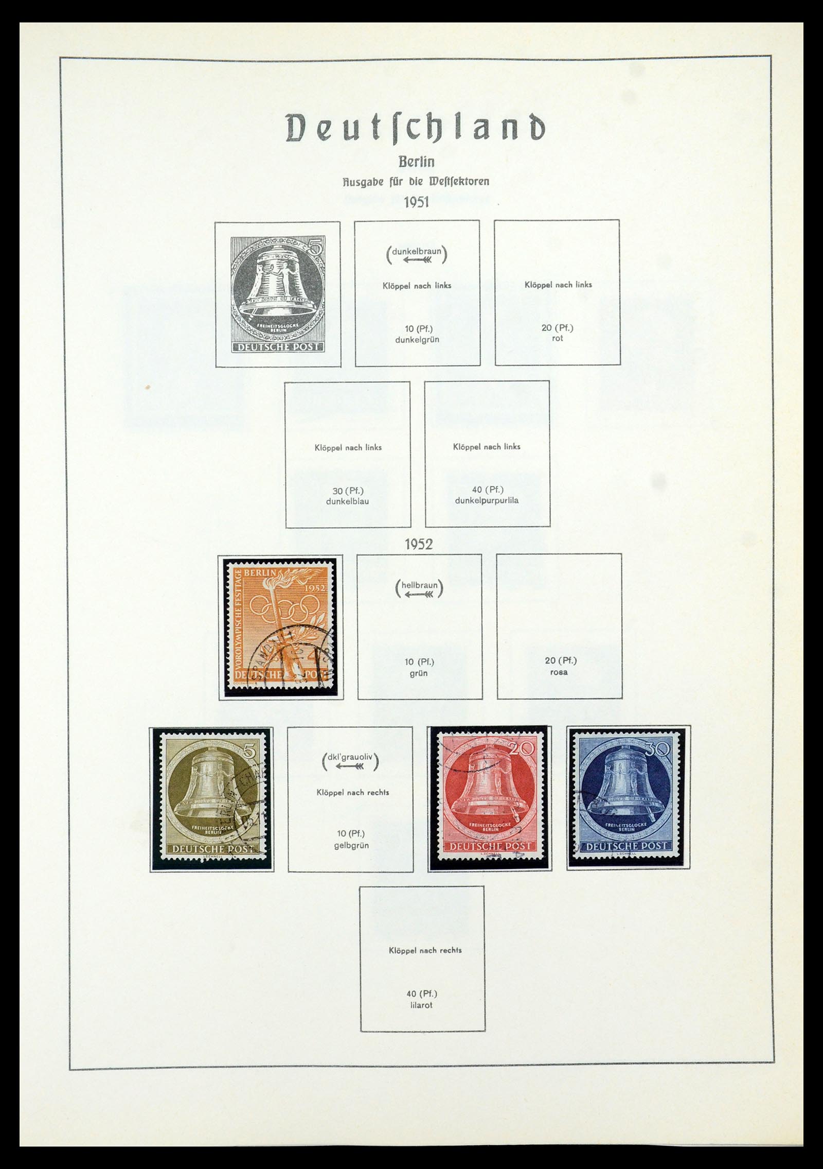 35862 005 - Postzegelverzameling 35862 Berlijn 1948-1990.
