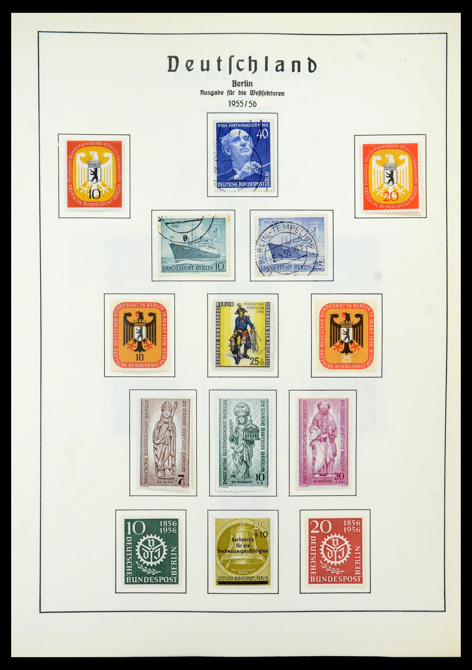 35862 009 - Postzegelverzameling 35862 Berlijn 1948-1990.
