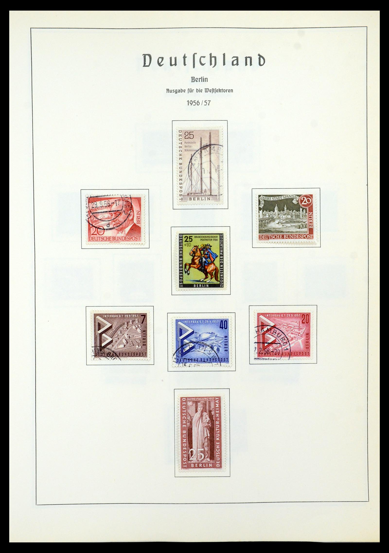 35862 010 - Postzegelverzameling 35862 Berlijn 1948-1990.