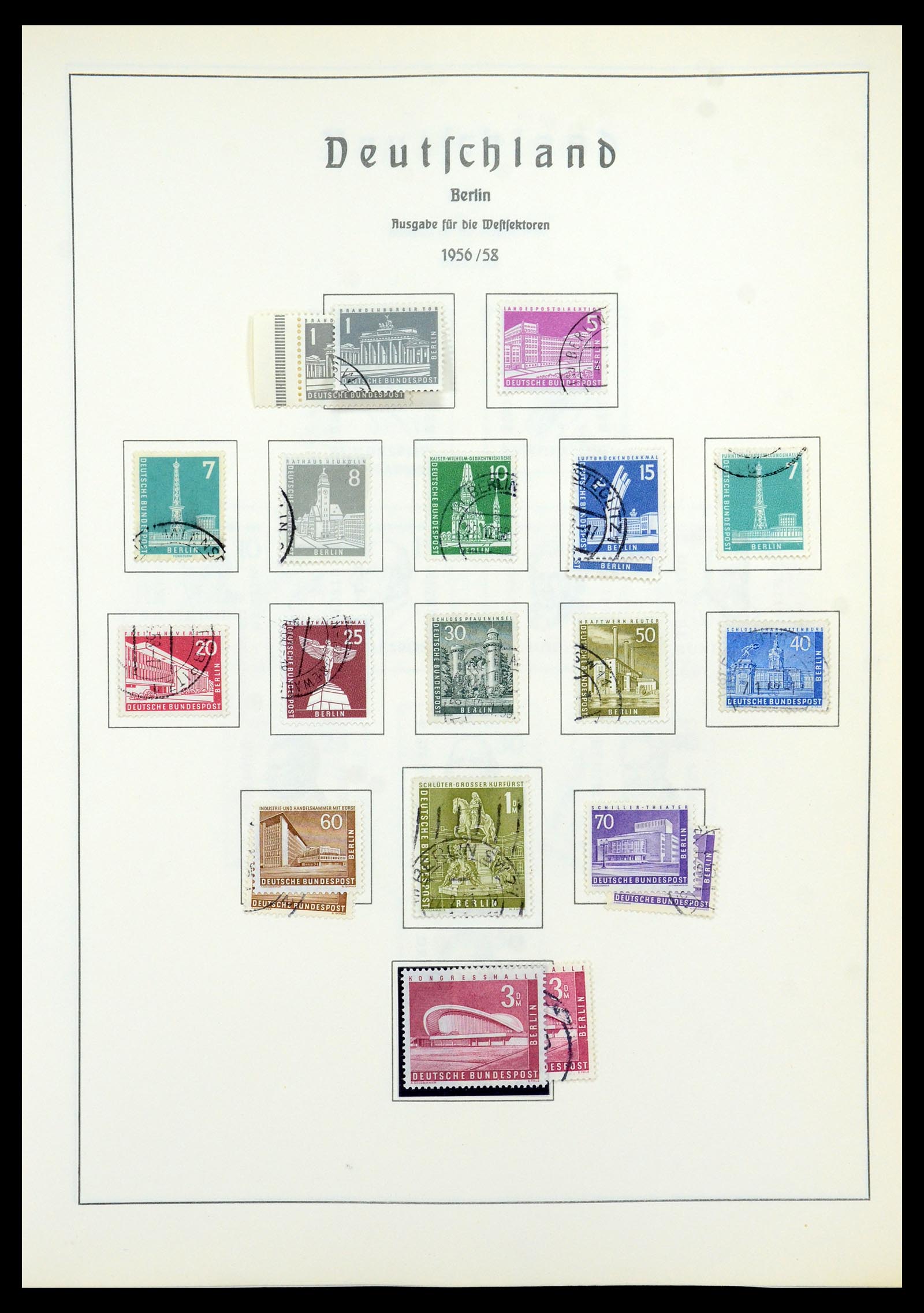 35862 011 - Postzegelverzameling 35862 Berlijn 1948-1990.