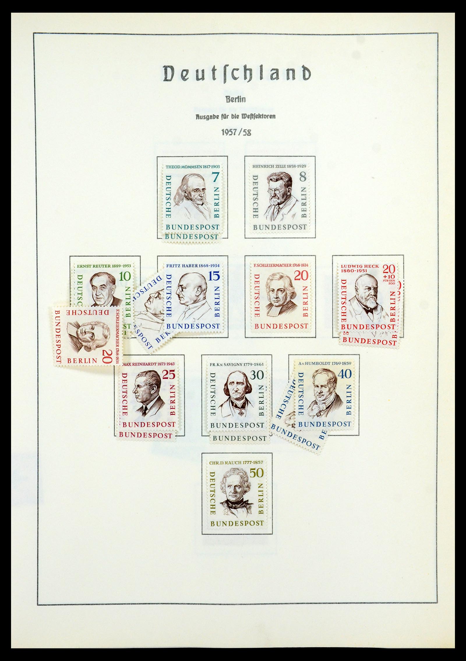 35862 012 - Postzegelverzameling 35862 Berlijn 1948-1990.