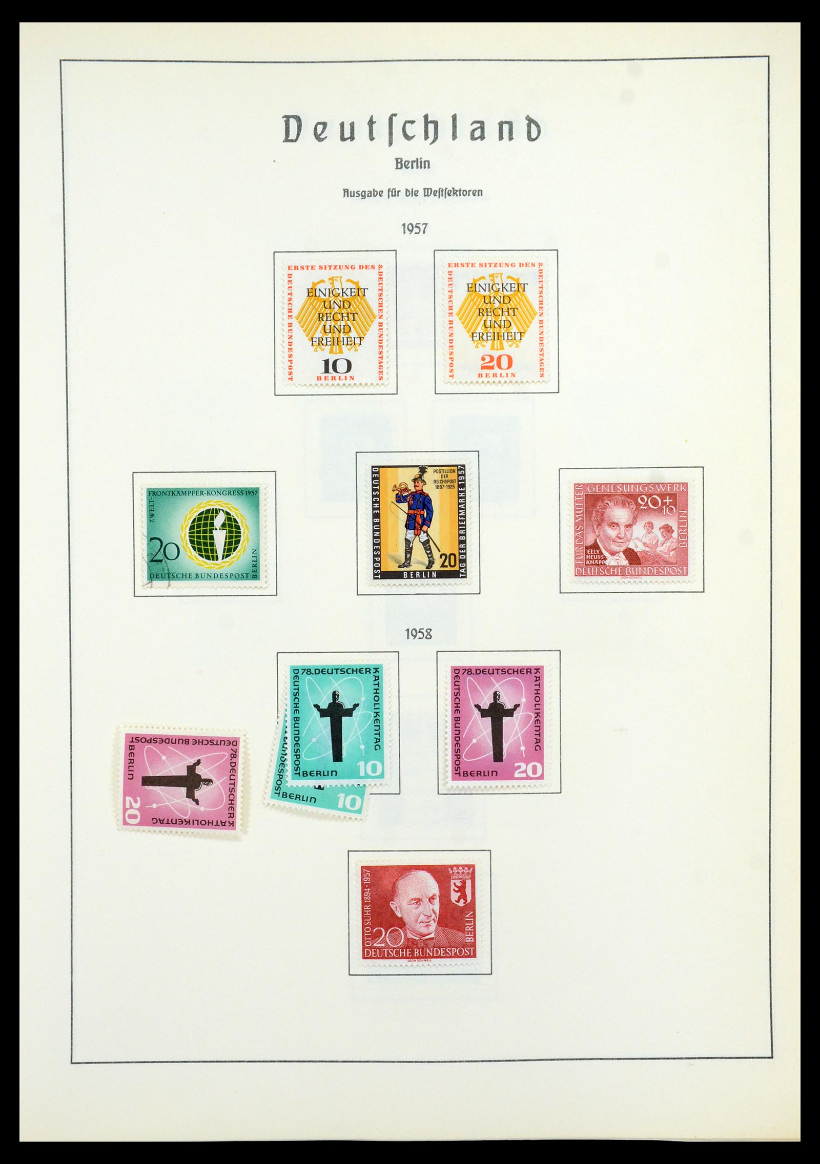 35862 013 - Postzegelverzameling 35862 Berlijn 1948-1990.