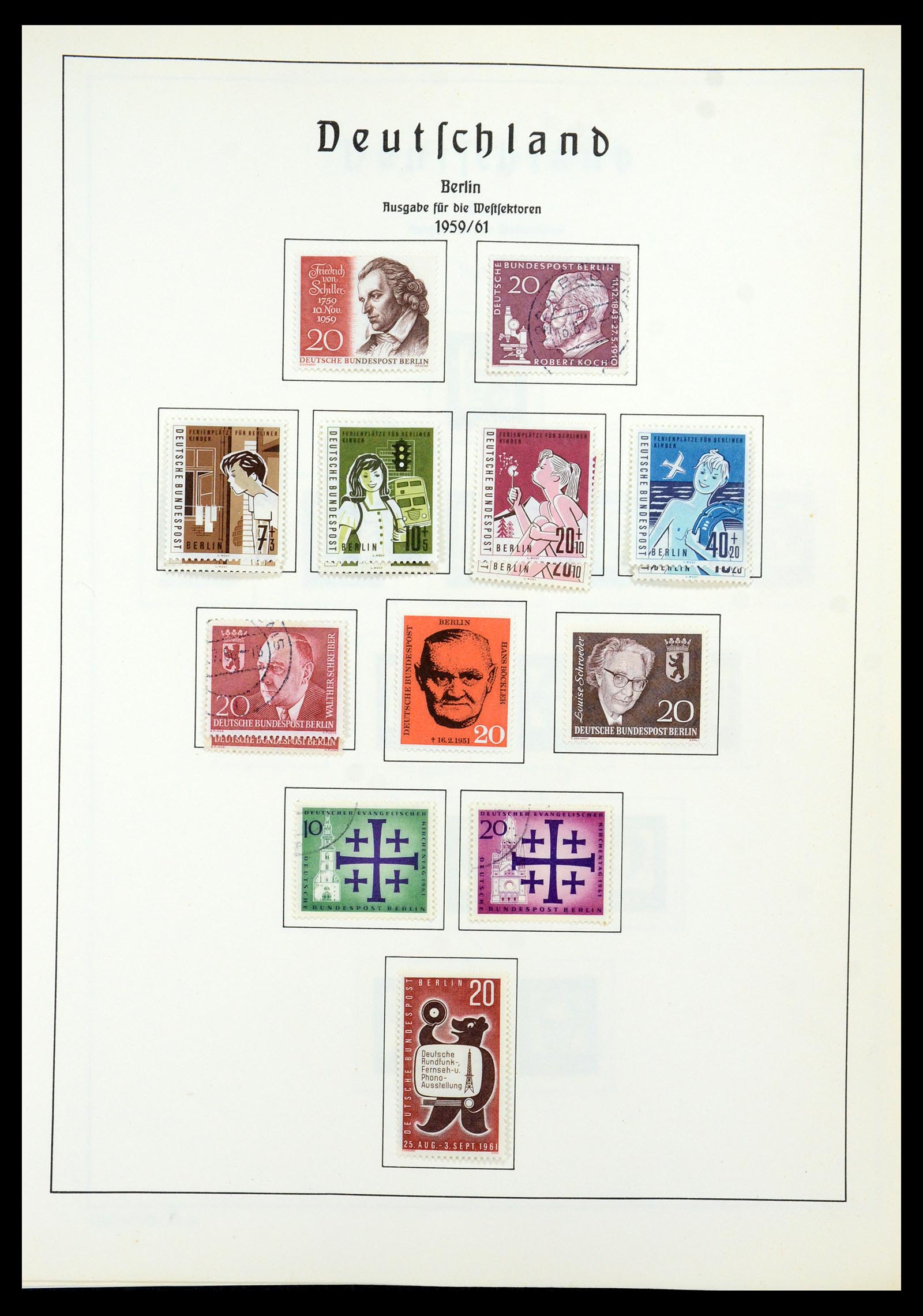 35862 015 - Postzegelverzameling 35862 Berlijn 1948-1990.
