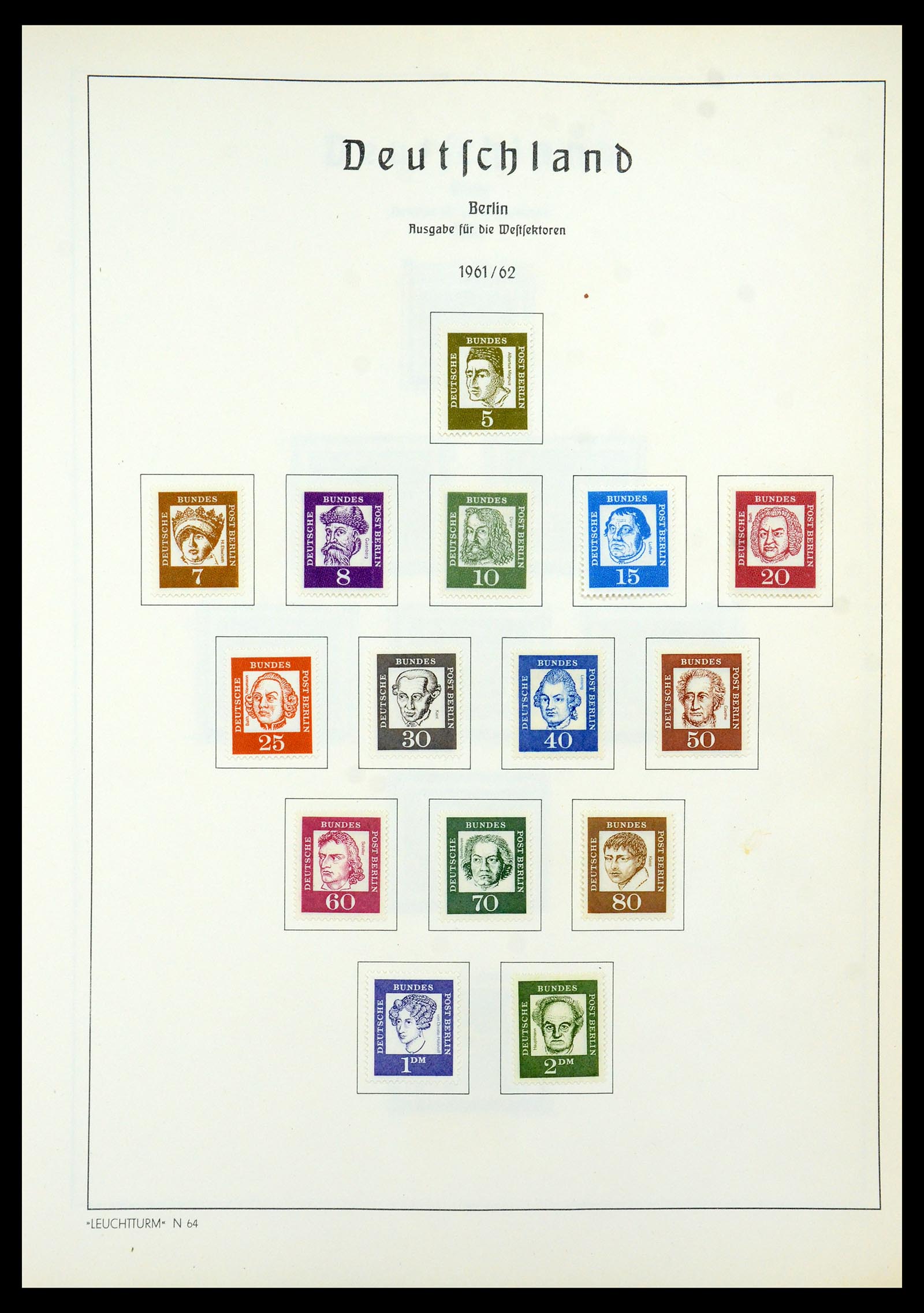 35862 016 - Stamp Collection 35862 Berlin 1948-1990.