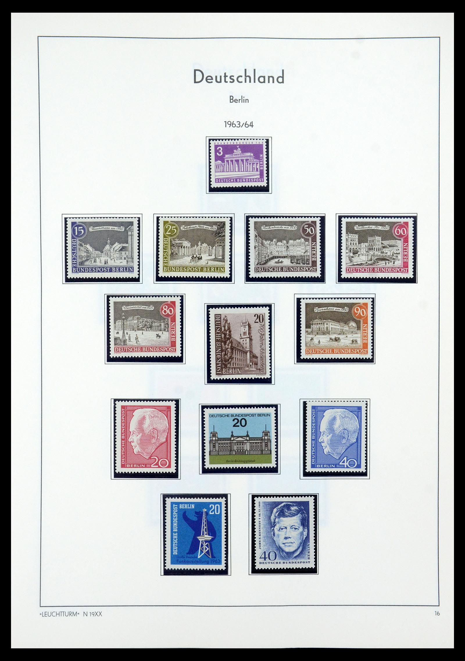 35862 019 - Postzegelverzameling 35862 Berlijn 1948-1990.