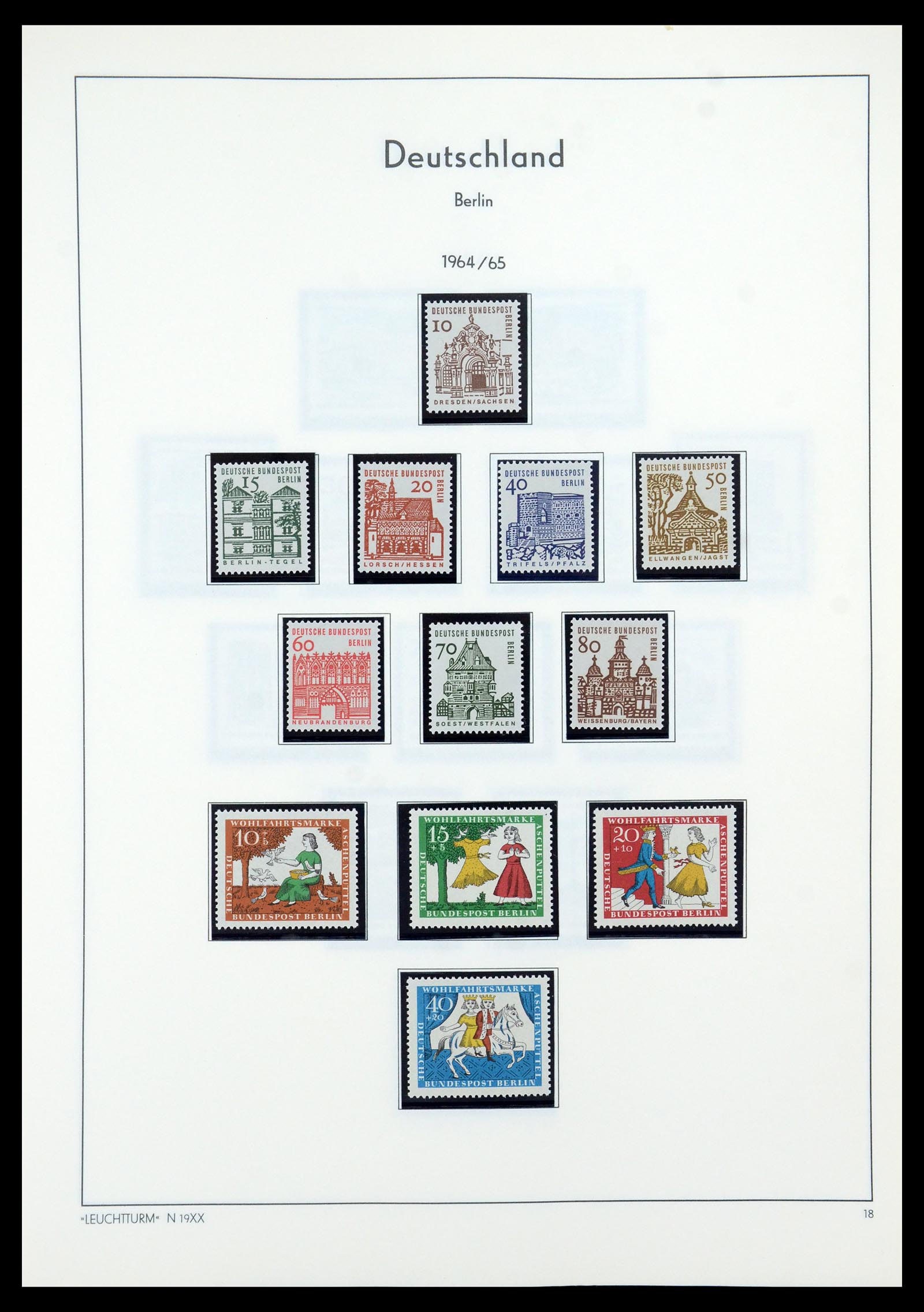 35862 021 - Postzegelverzameling 35862 Berlijn 1948-1990.