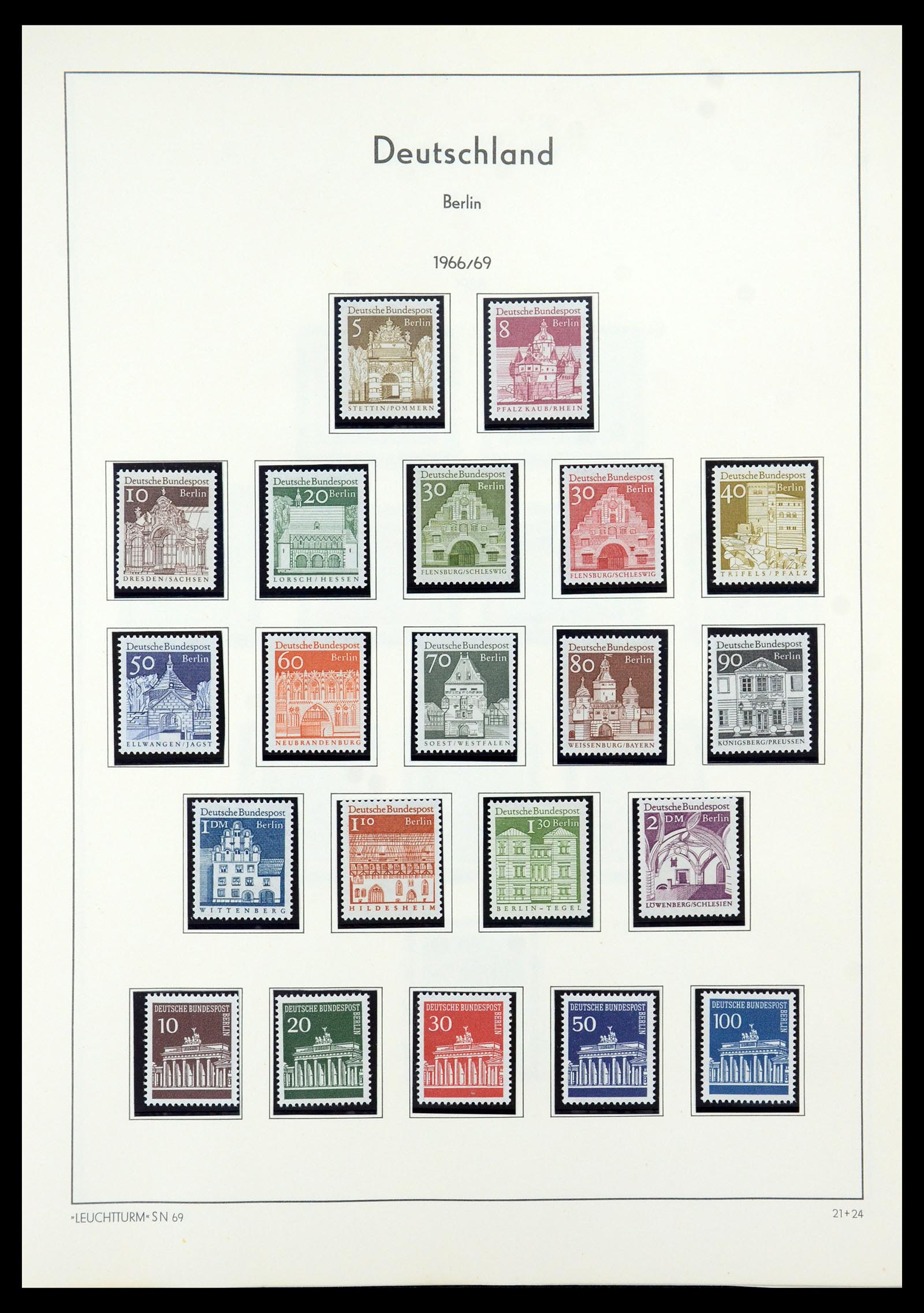 35862 026 - Stamp Collection 35862 Berlin 1948-1990.