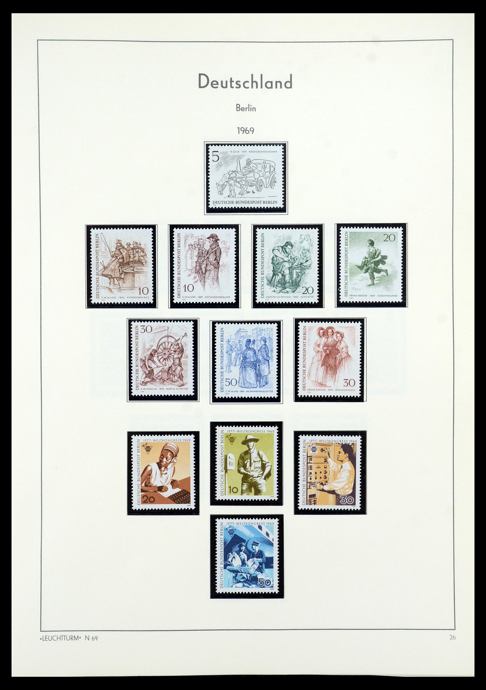 35862 028 - Postzegelverzameling 35862 Berlijn 1948-1990.