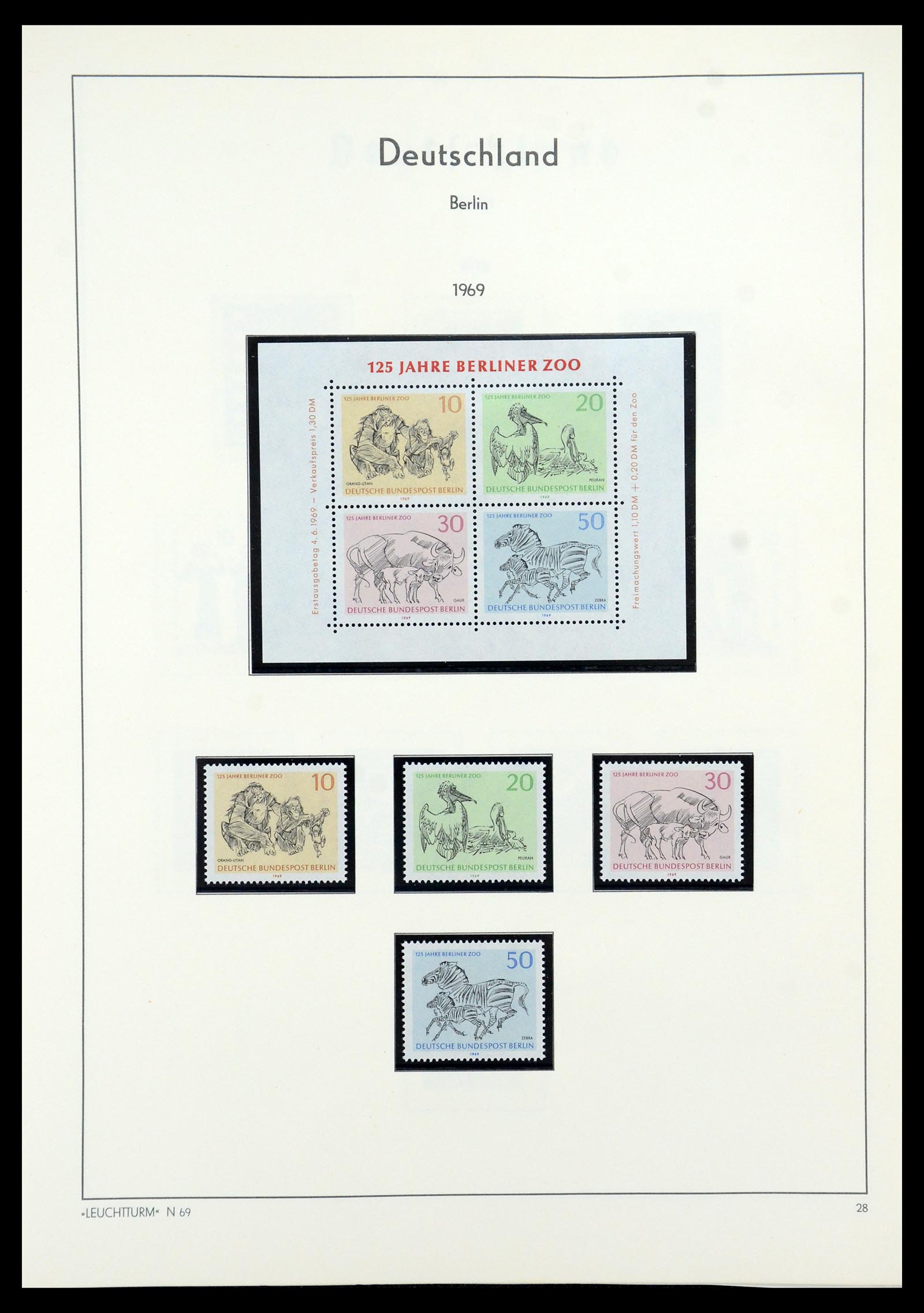 35862 030 - Postzegelverzameling 35862 Berlijn 1948-1990.