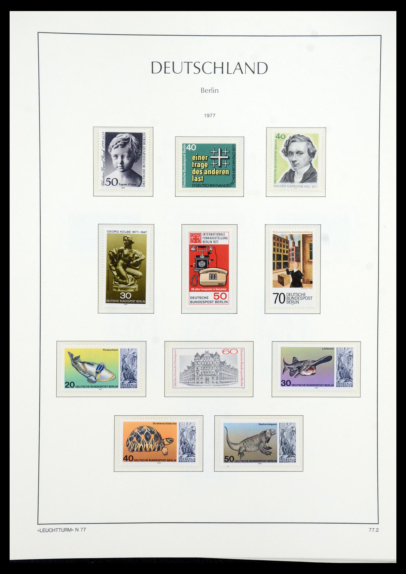 35862 051 - Postzegelverzameling 35862 Berlijn 1948-1990.