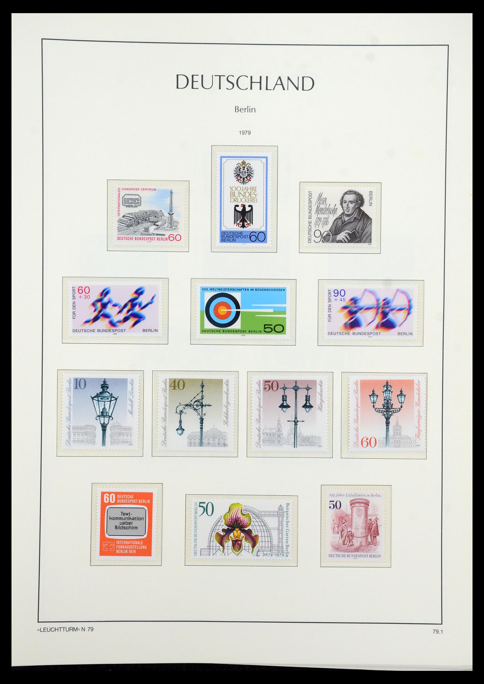 35862 057 - Postzegelverzameling 35862 Berlijn 1948-1990.