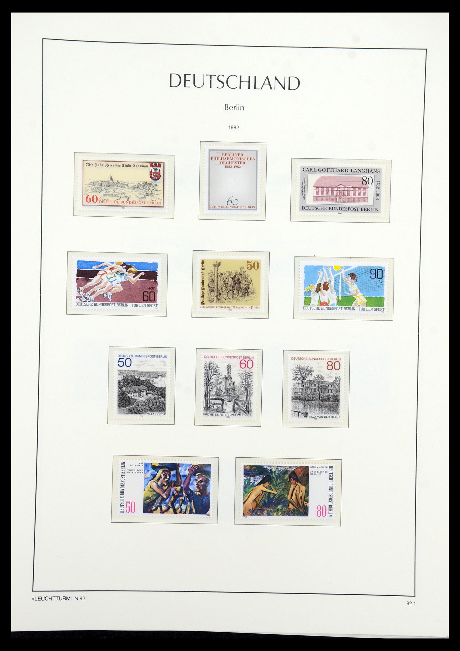35862 066 - Postzegelverzameling 35862 Berlijn 1948-1990.