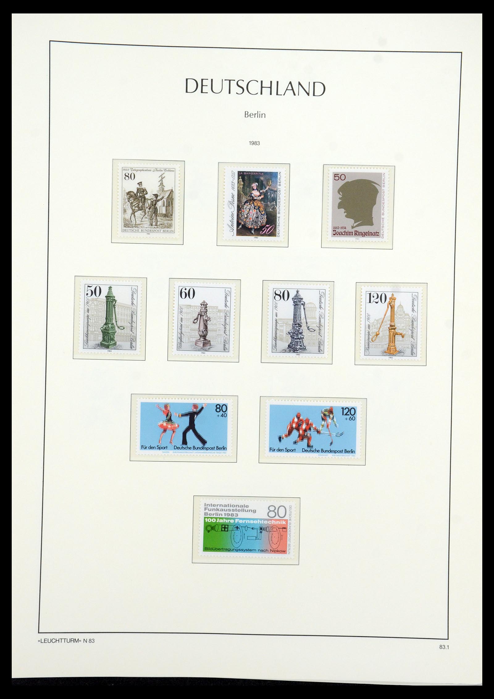 35862 068 - Postzegelverzameling 35862 Berlijn 1948-1990.