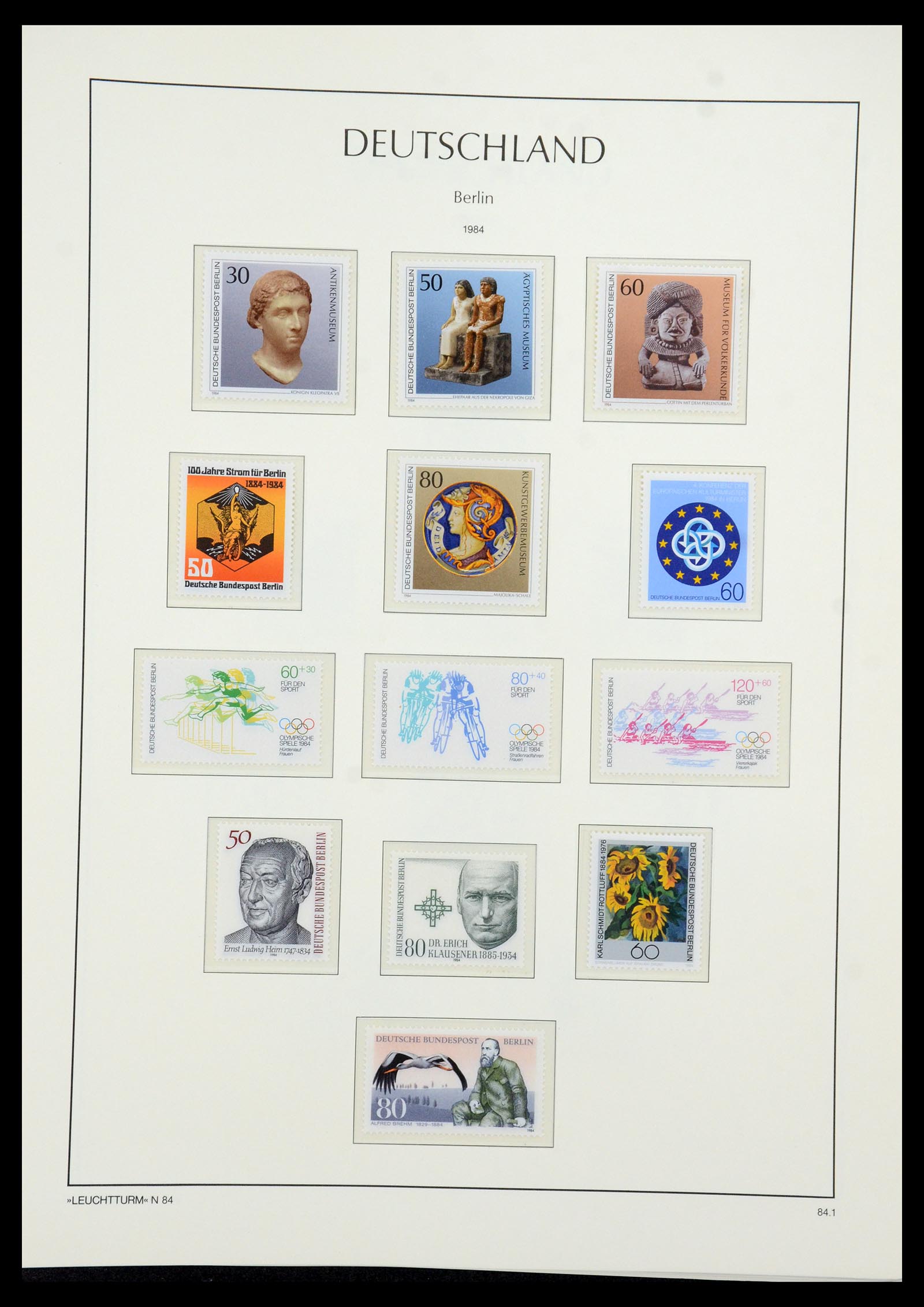 35862 070 - Postzegelverzameling 35862 Berlijn 1948-1990.