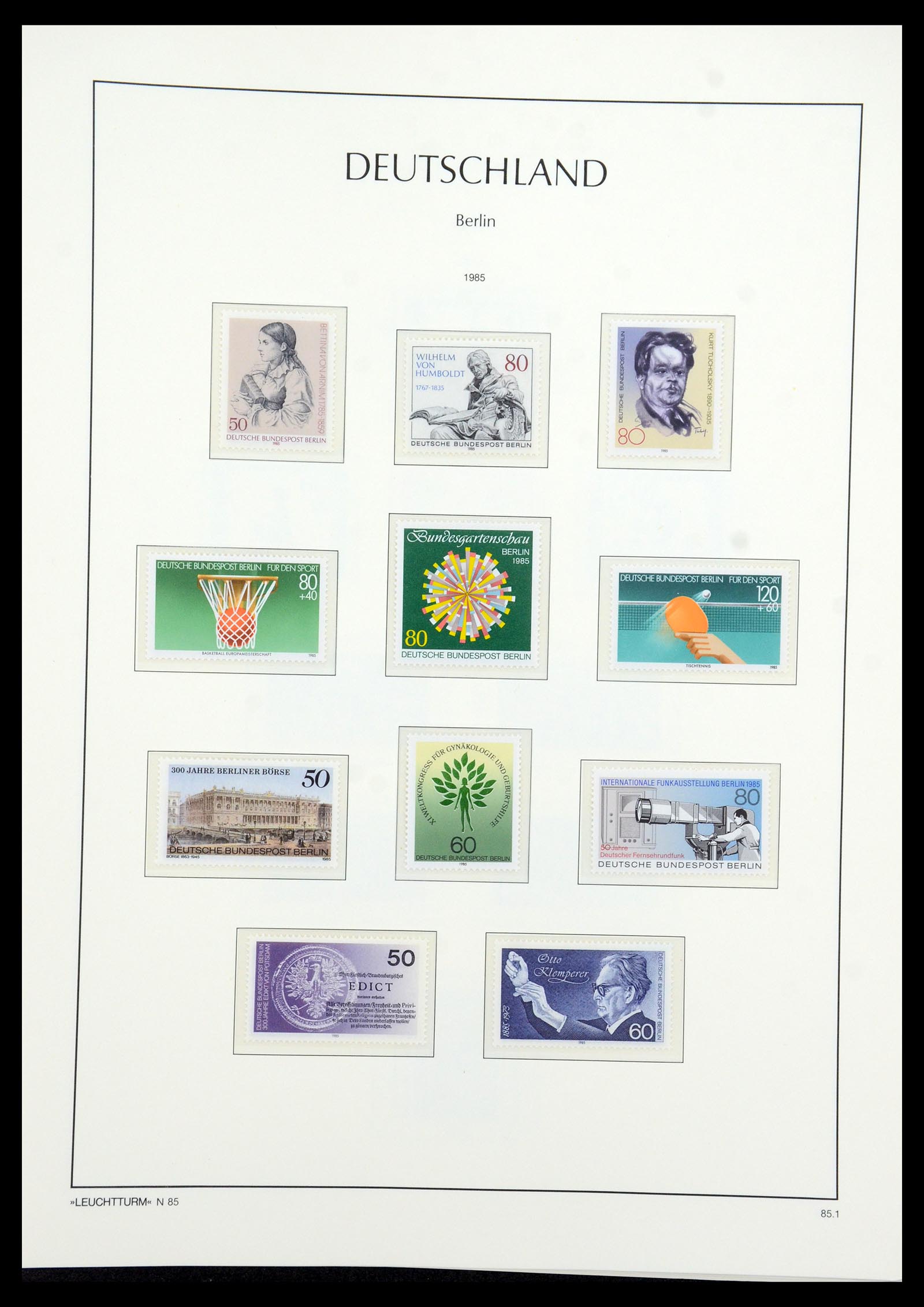 35862 072 - Postzegelverzameling 35862 Berlijn 1948-1990.